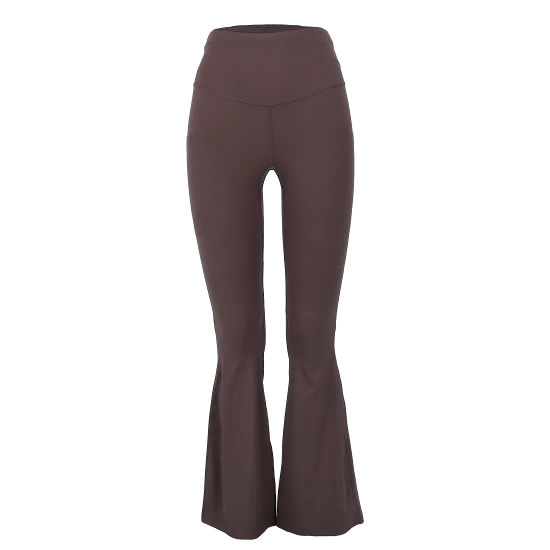 Active flared tights m/3 lommer - Chocolate brown - Image 11