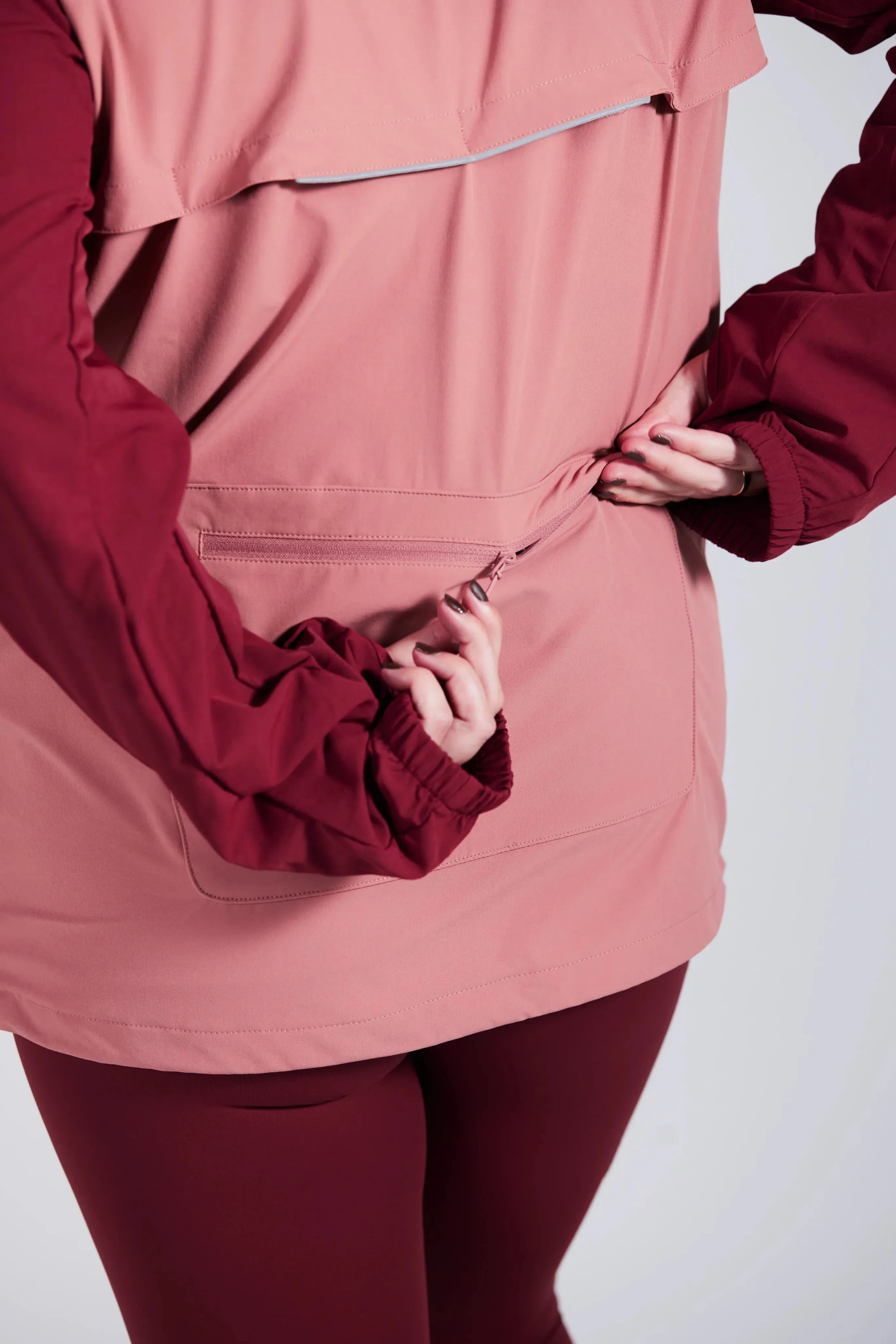 Active jacket - Cabernet / Withered Rose - Image 5