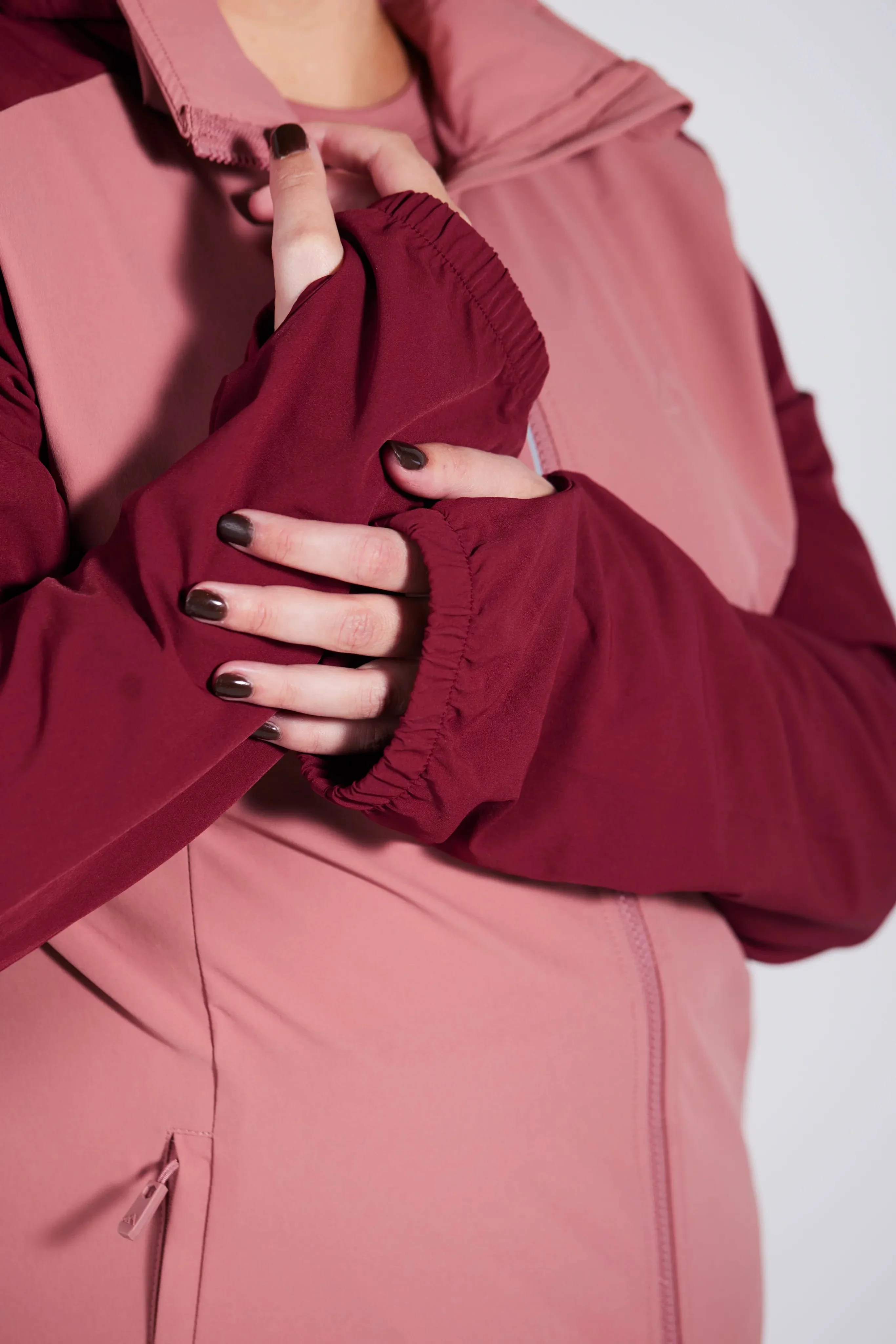 Active jacket - Cabernet / Withered Rose - Image 6