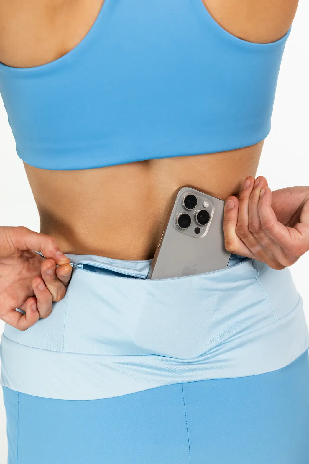 Active Lady Running Shorts - Lys blå - Image 6