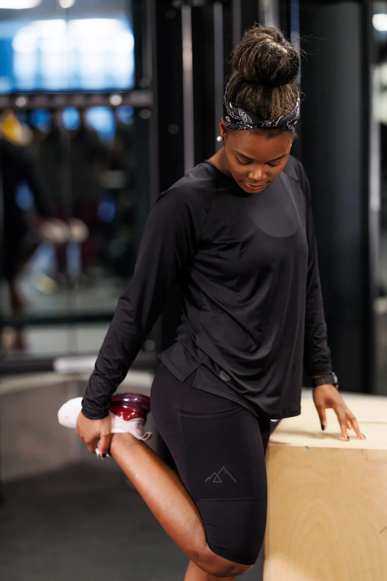 Active loose fit long sleeve - Svart - Image 12