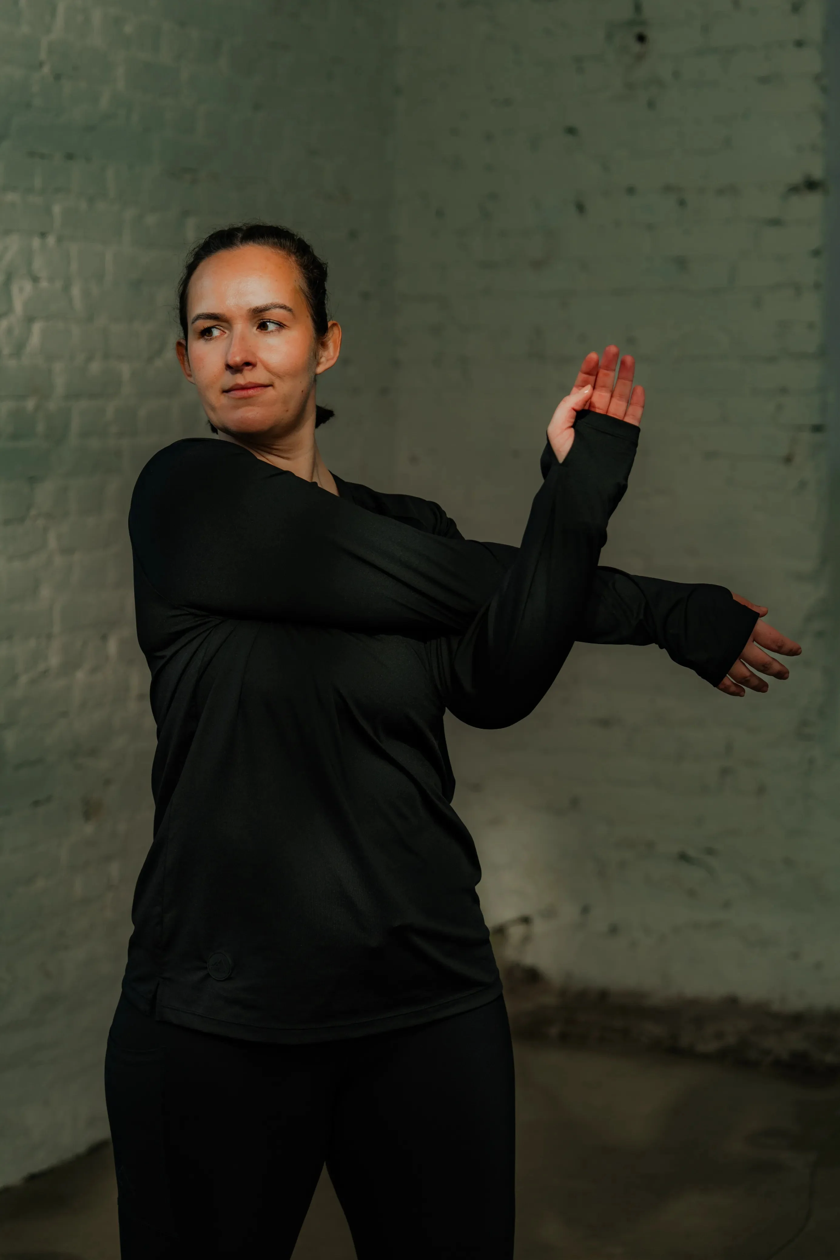 Active loose fit long sleeve - Svart - Image 17
