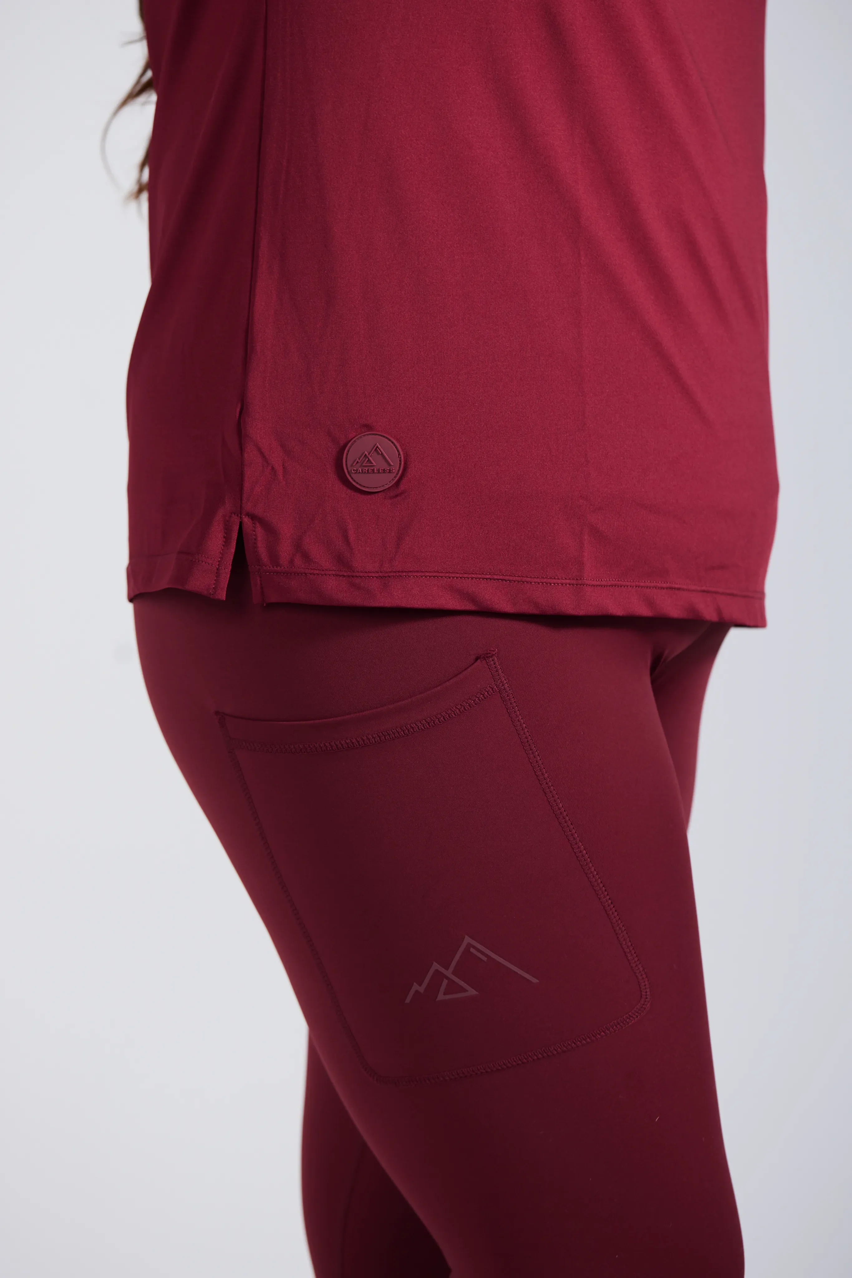 Active loose fit long sleeve - Cabernet - Image 4