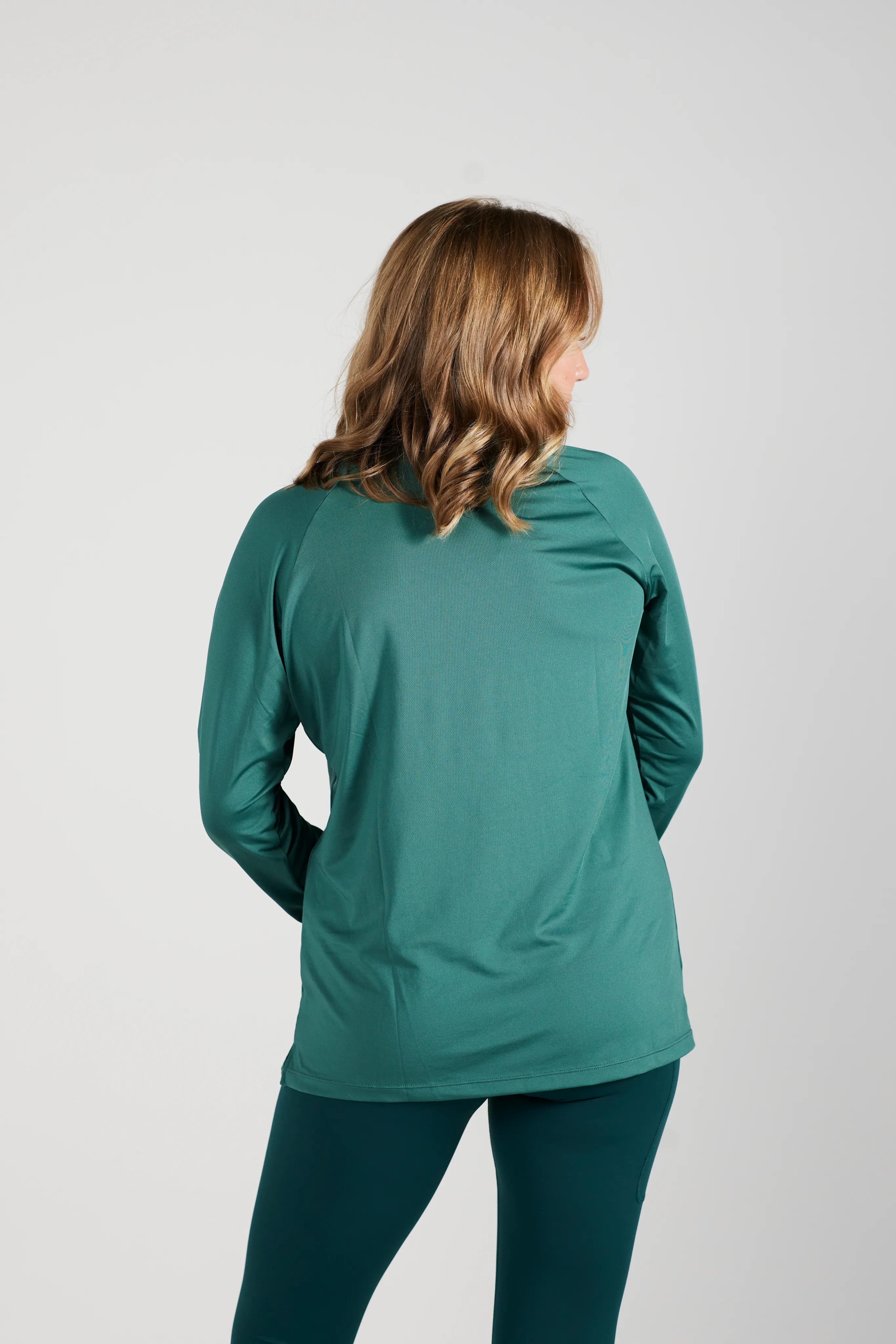 Active loose fit long sleeve - Mallard Green - Image 2