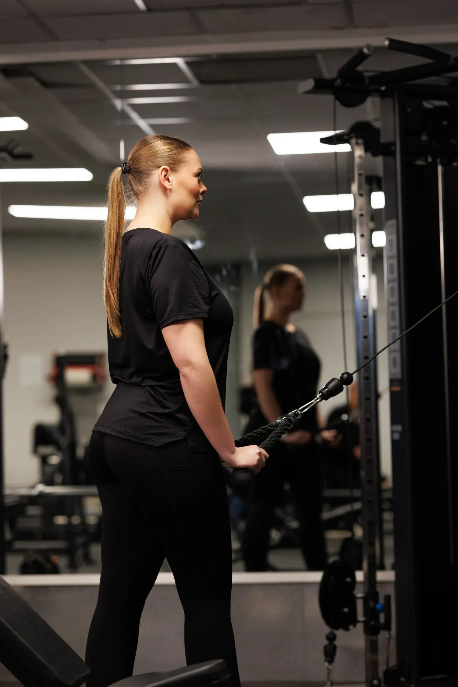 Active loose fit T-shirt - Svart - Image 9