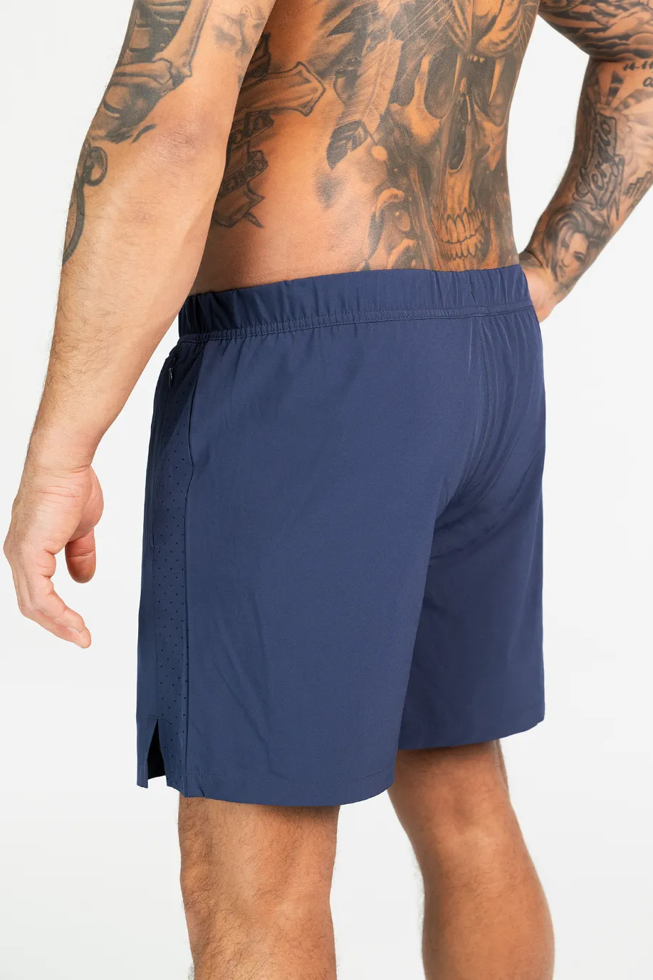 Active Man Running Shorts - Mørk blå / grå - Image 7