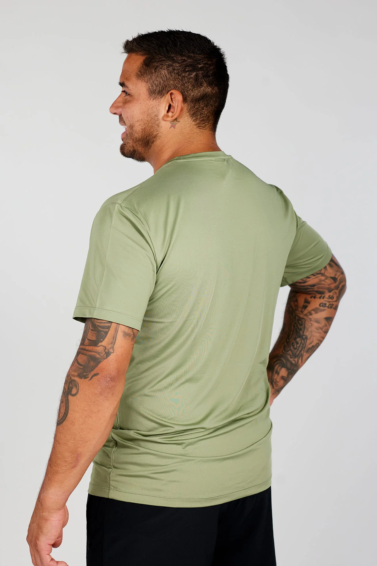 Active Man T-shirt - Oil Green - Image 3