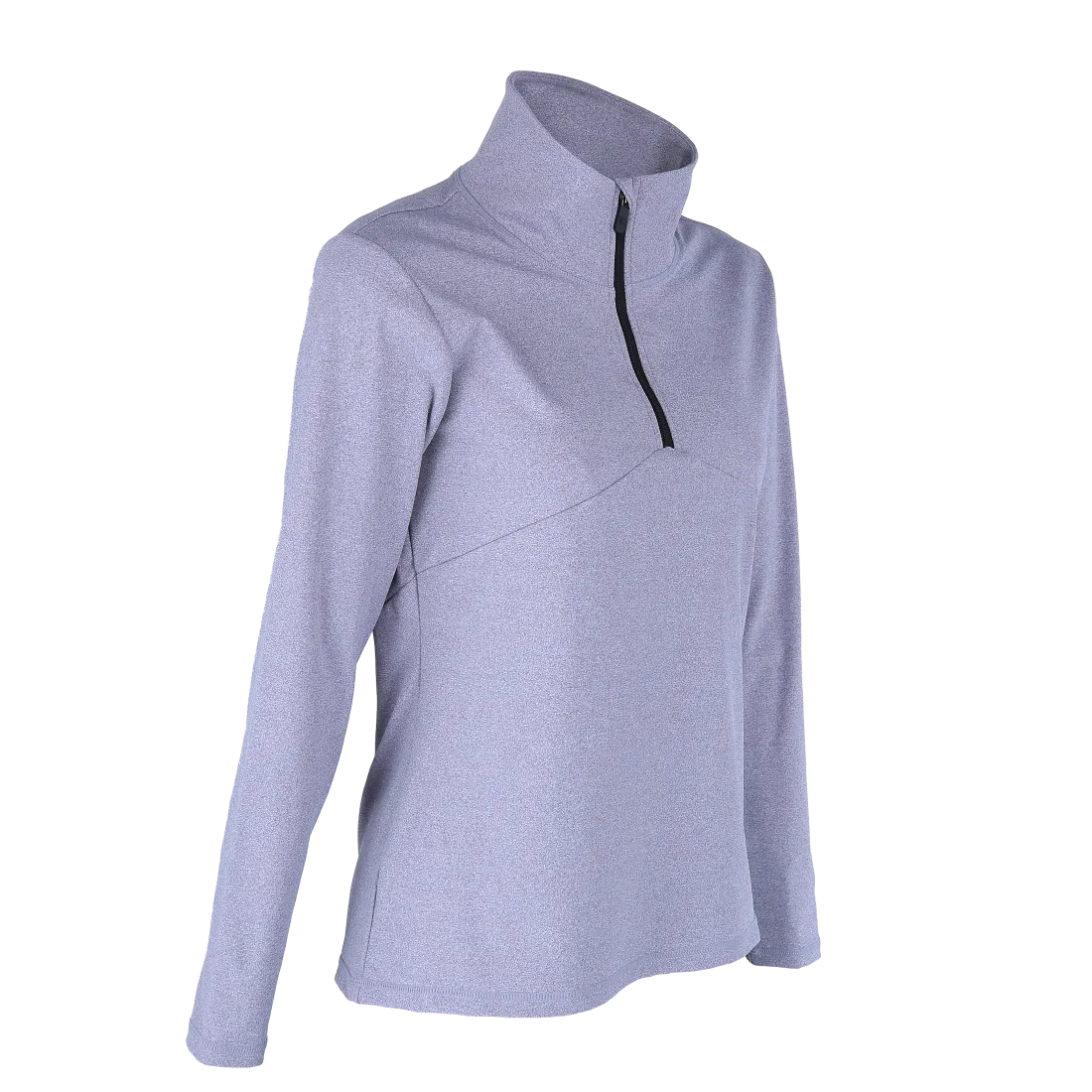 Active melert half-zip dame - Lilla - Image 8