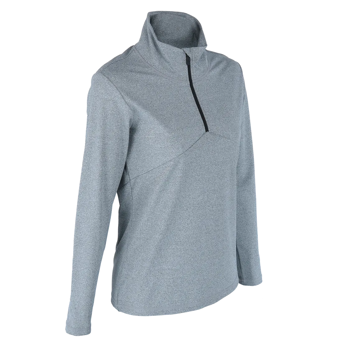 Active melert half-zip dame - Grå - Image 10