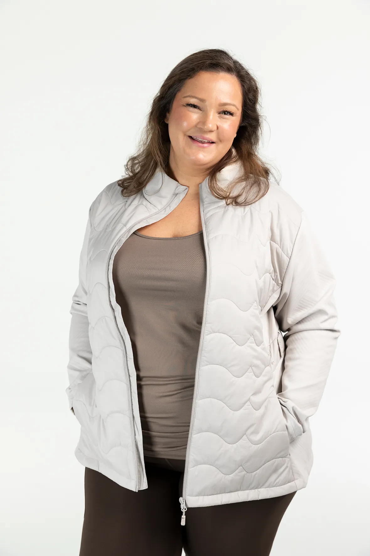 Active Paradiskollen jakke - Off-white - Image 8