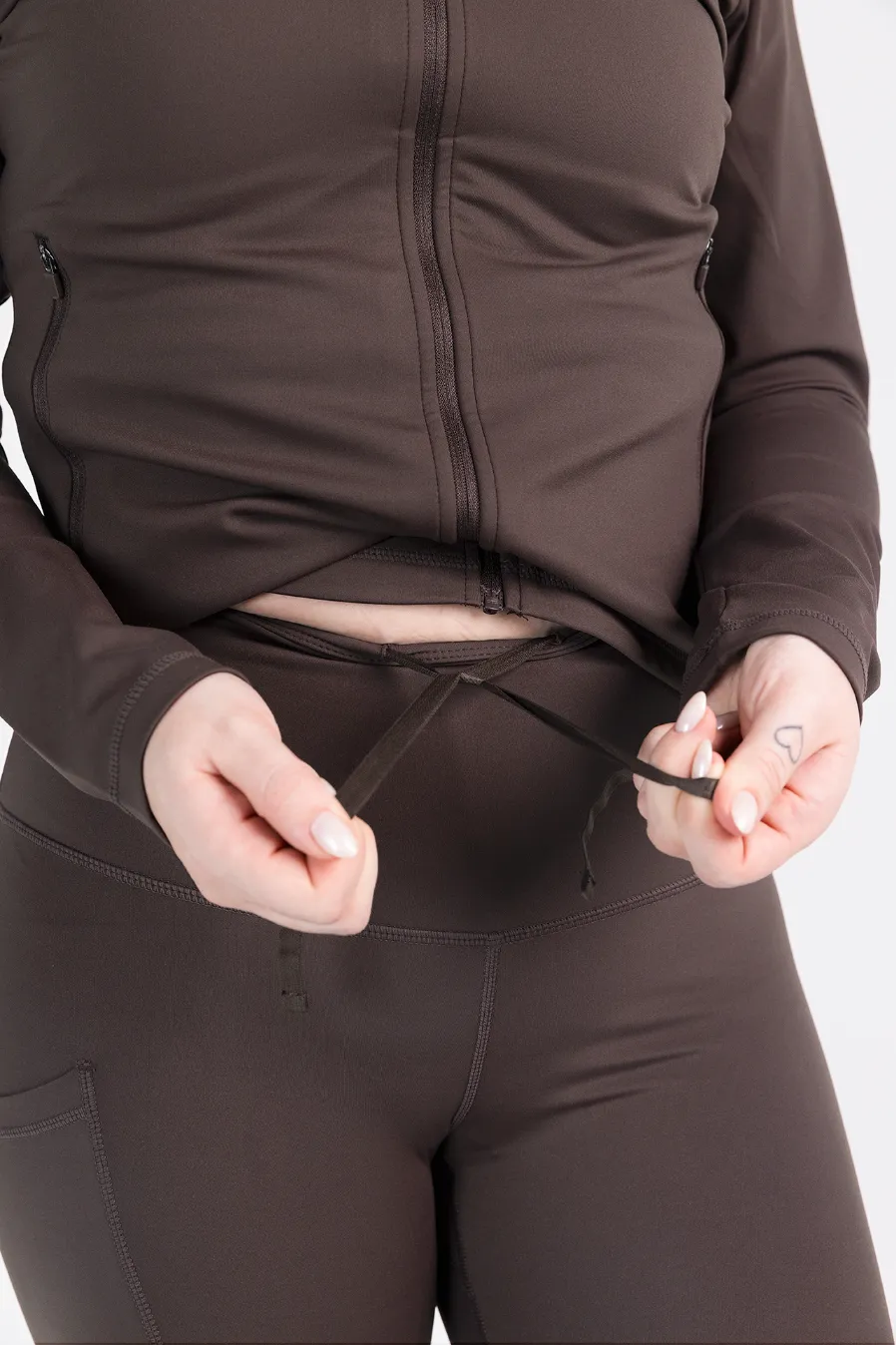 Active shape tights - Seal Brown - Image 7