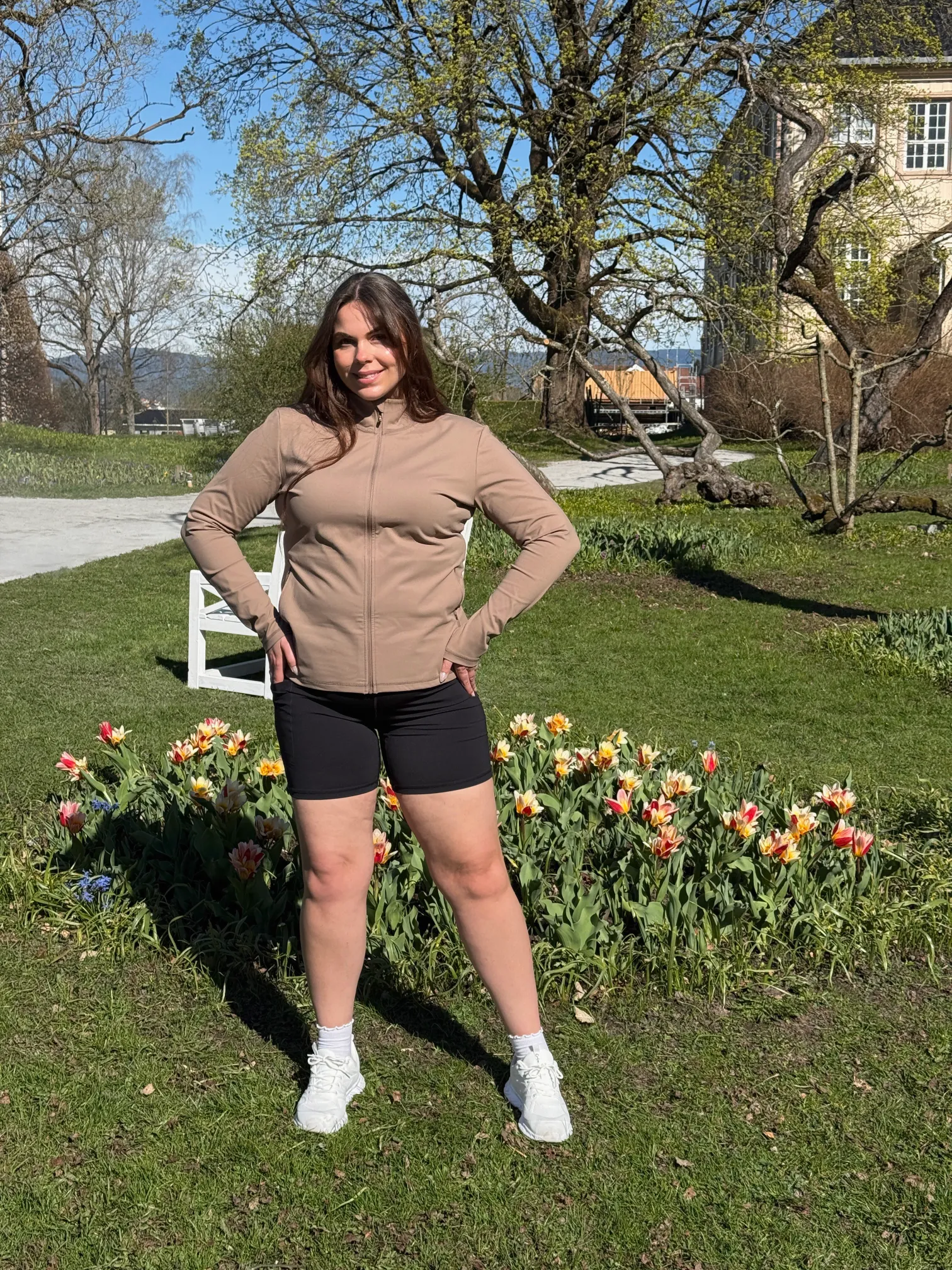 Active soft jacket - Beige - Image 3