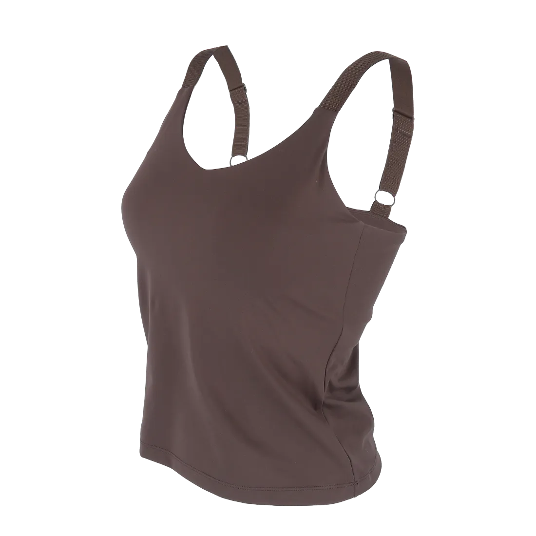 Active soft singlet m/innebygd bh - Medium brun - Image 7