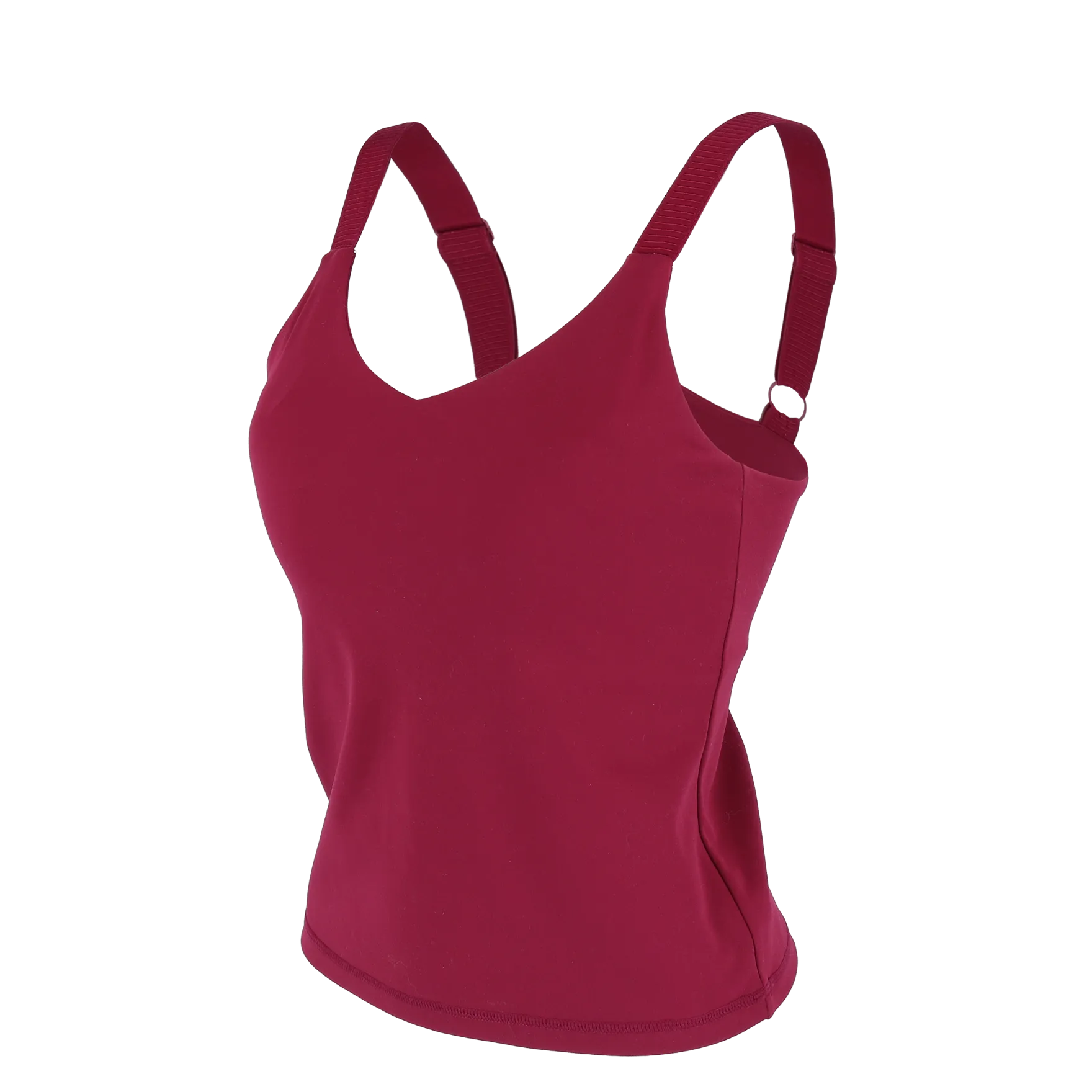 Active soft singlet m/innebygd bh - Bringebærrosa