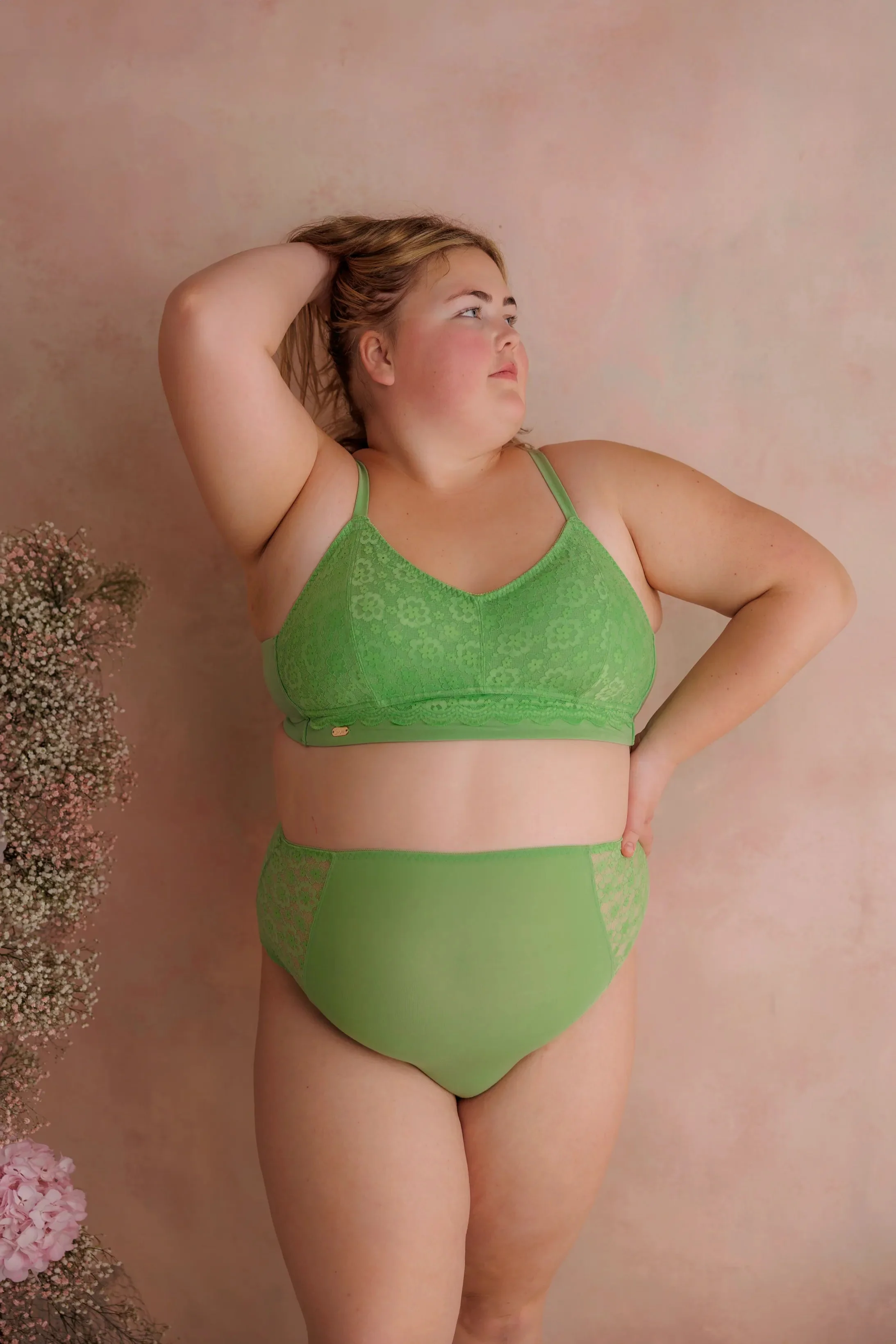 Ada Flower High Waist - Forest Shade - Image 6