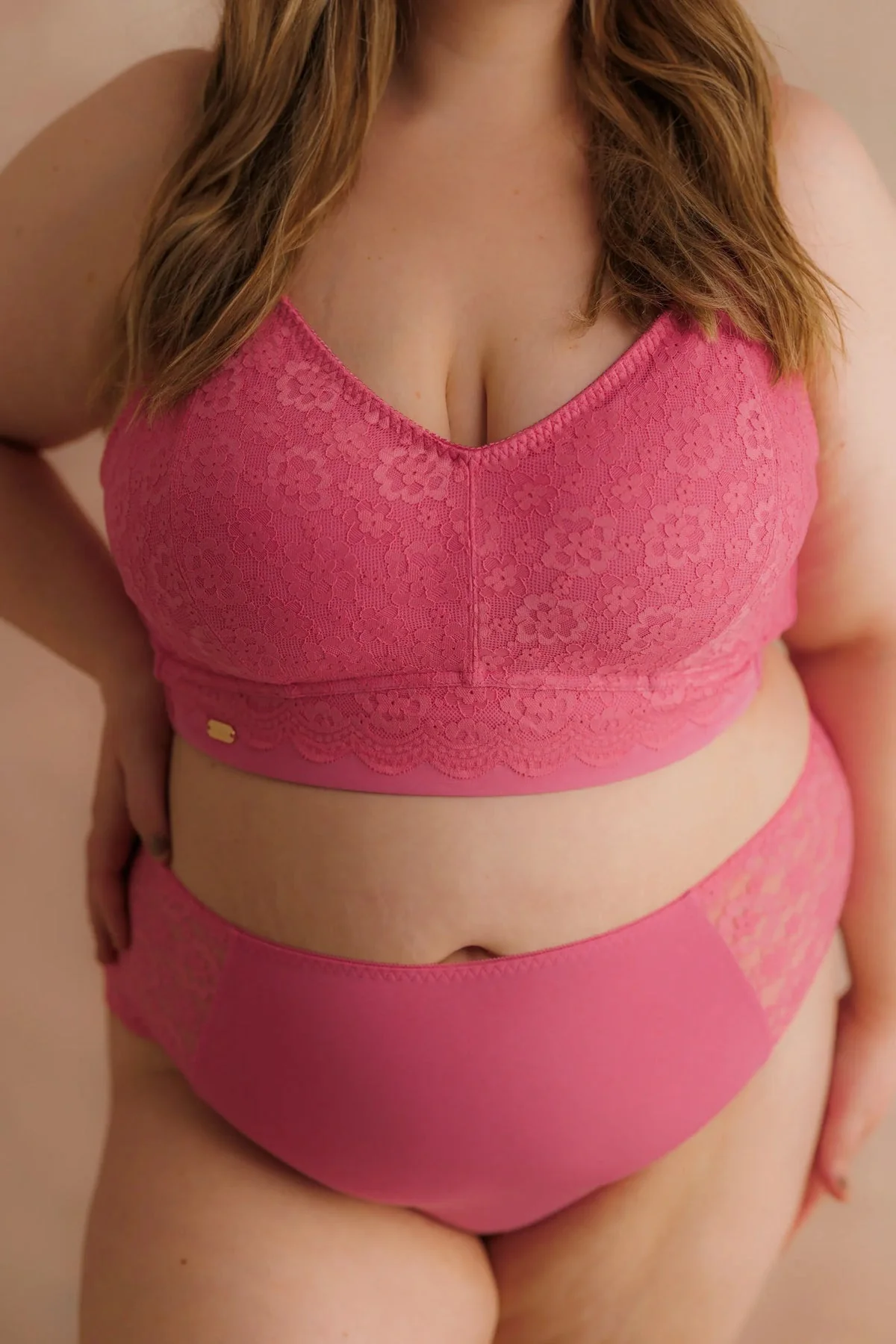 Aline Flower Bra Big Cup - Chateau Rose - Image 7