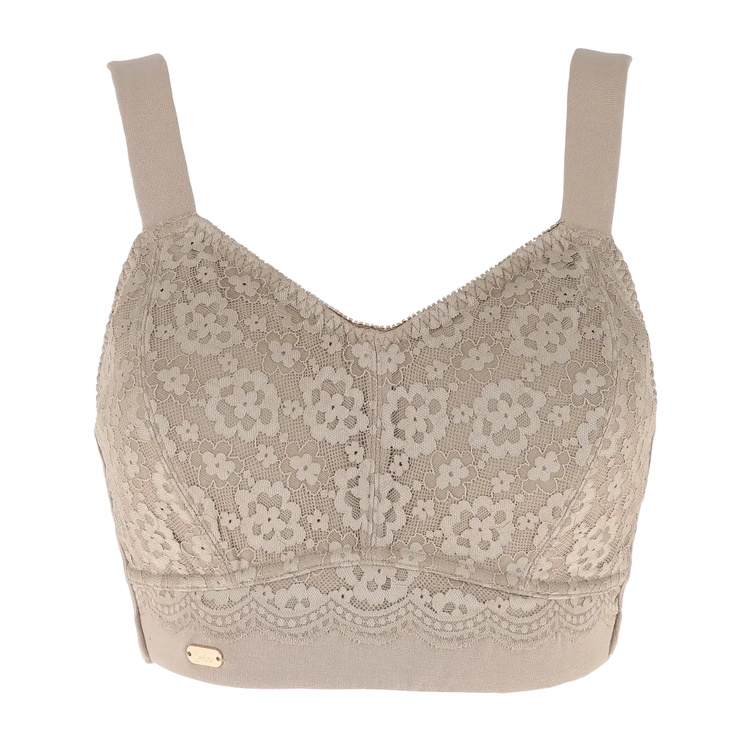 Aline Flower Bra Big Cup - Silver Mink - Image 15