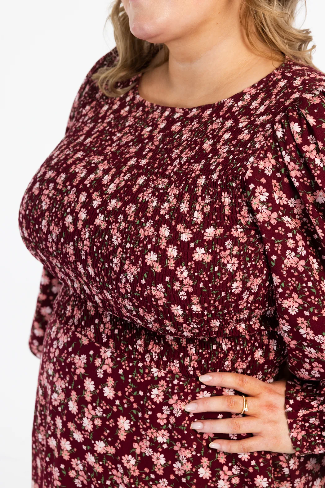 Anna kjole - Cabernet AOP - Image 7