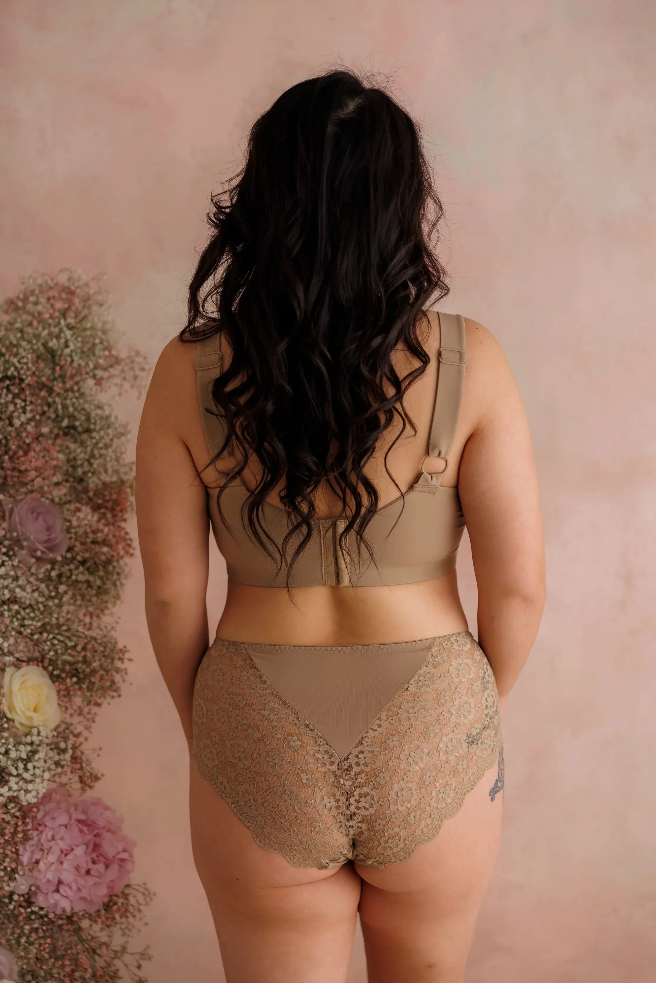 Anne Flower Mid Waist - Silver Mink - Image 6