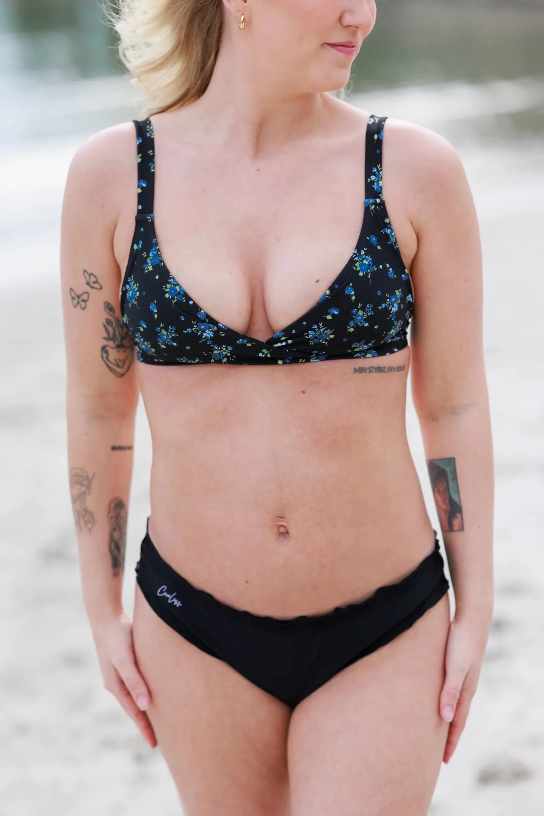 Bali bikinitopp - Svart - Secret Garden - Image 4