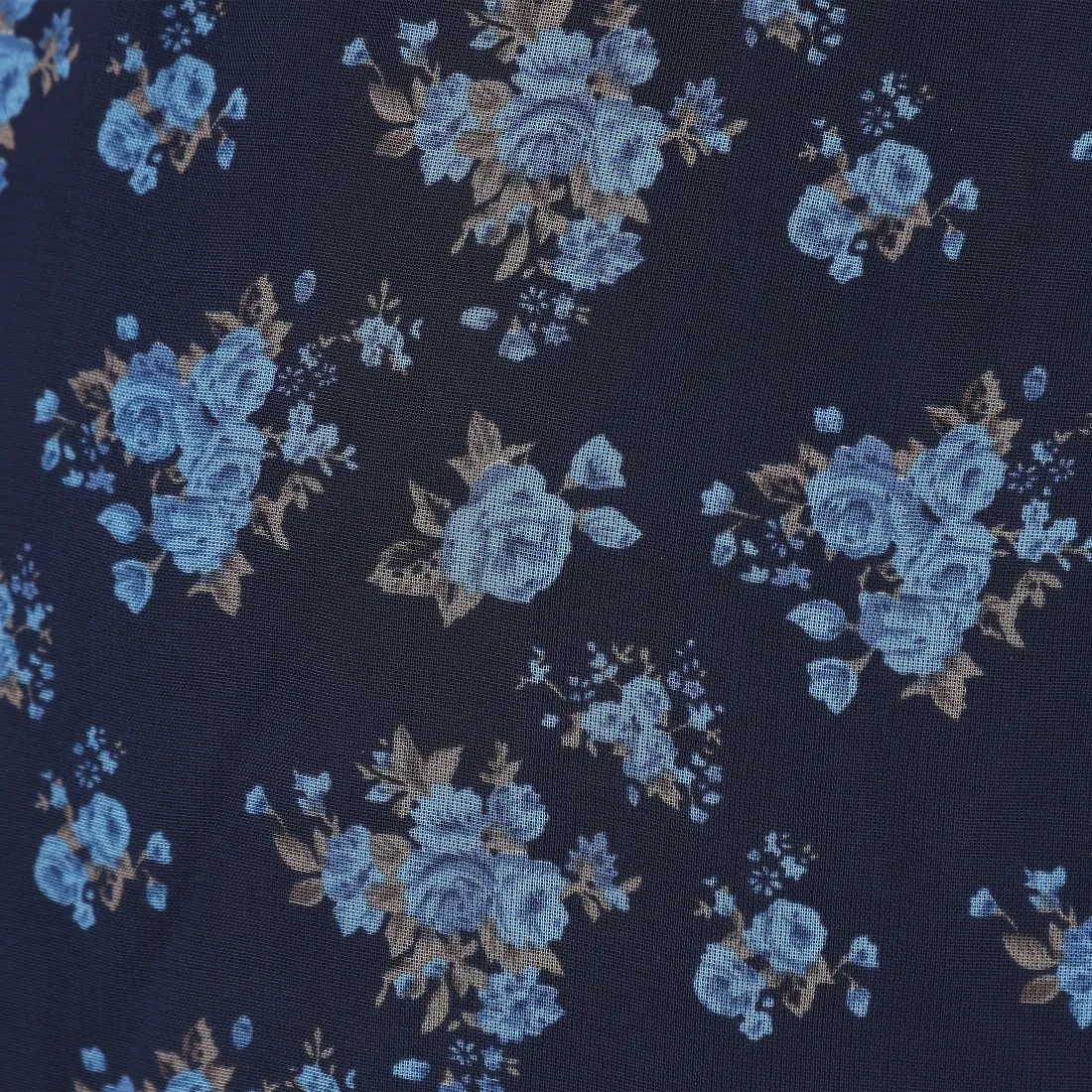 Belle chiffon maxikjole - Mørk blå - Image 12