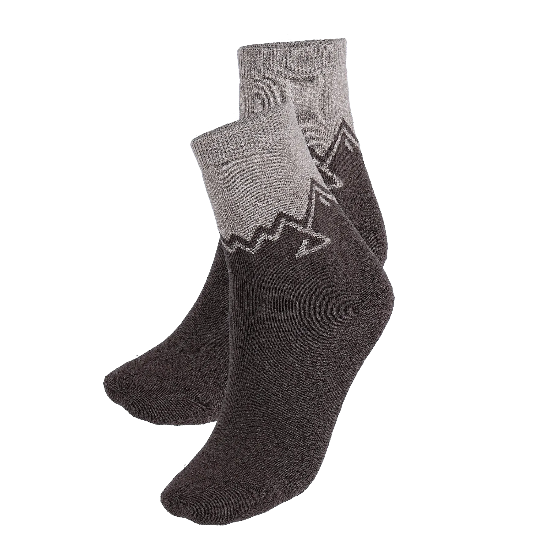 Brandbu Ullsokk 2pk - Brun / beige - Image 2