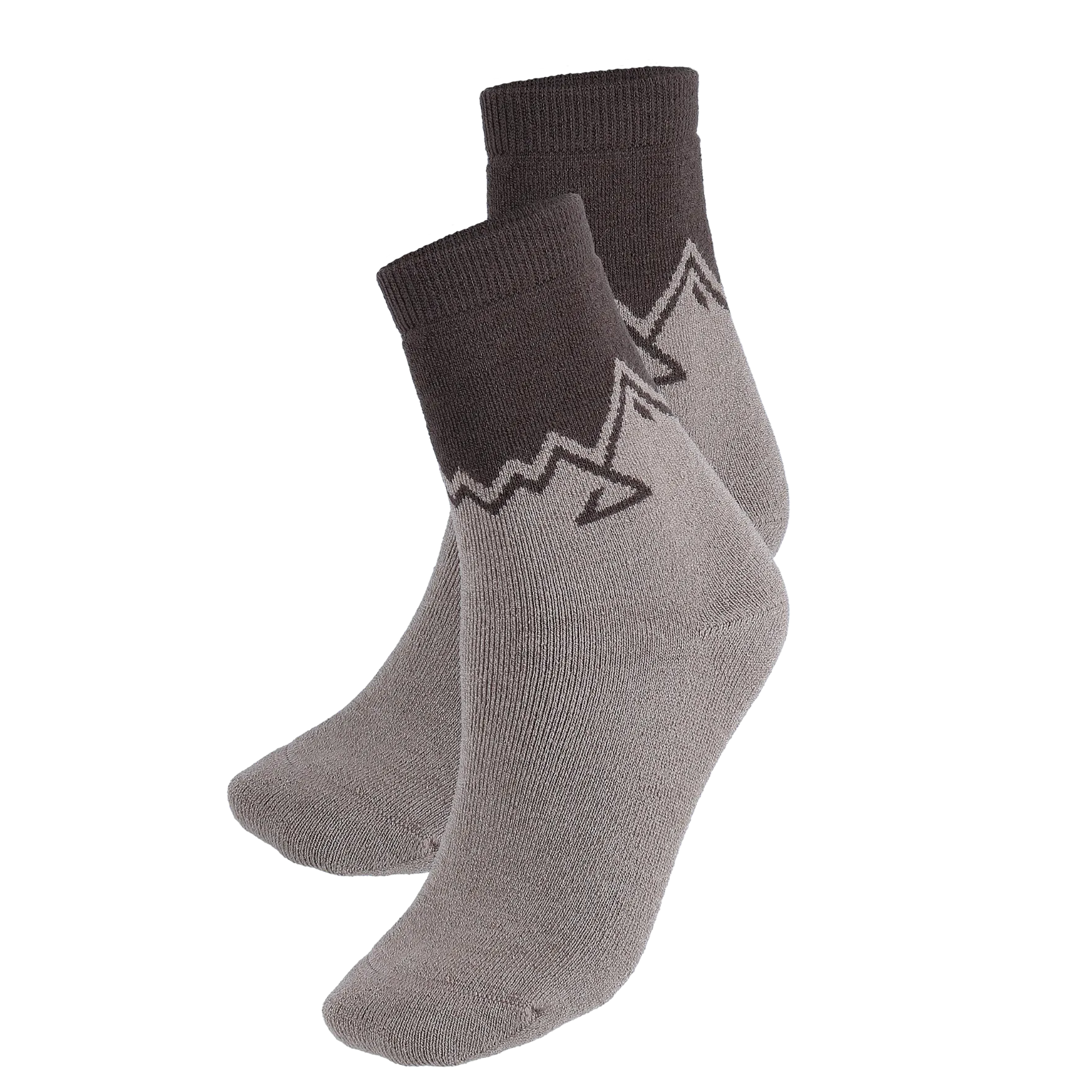 Brandbu Ullsokk 2pk - Brun / beige - Image 3