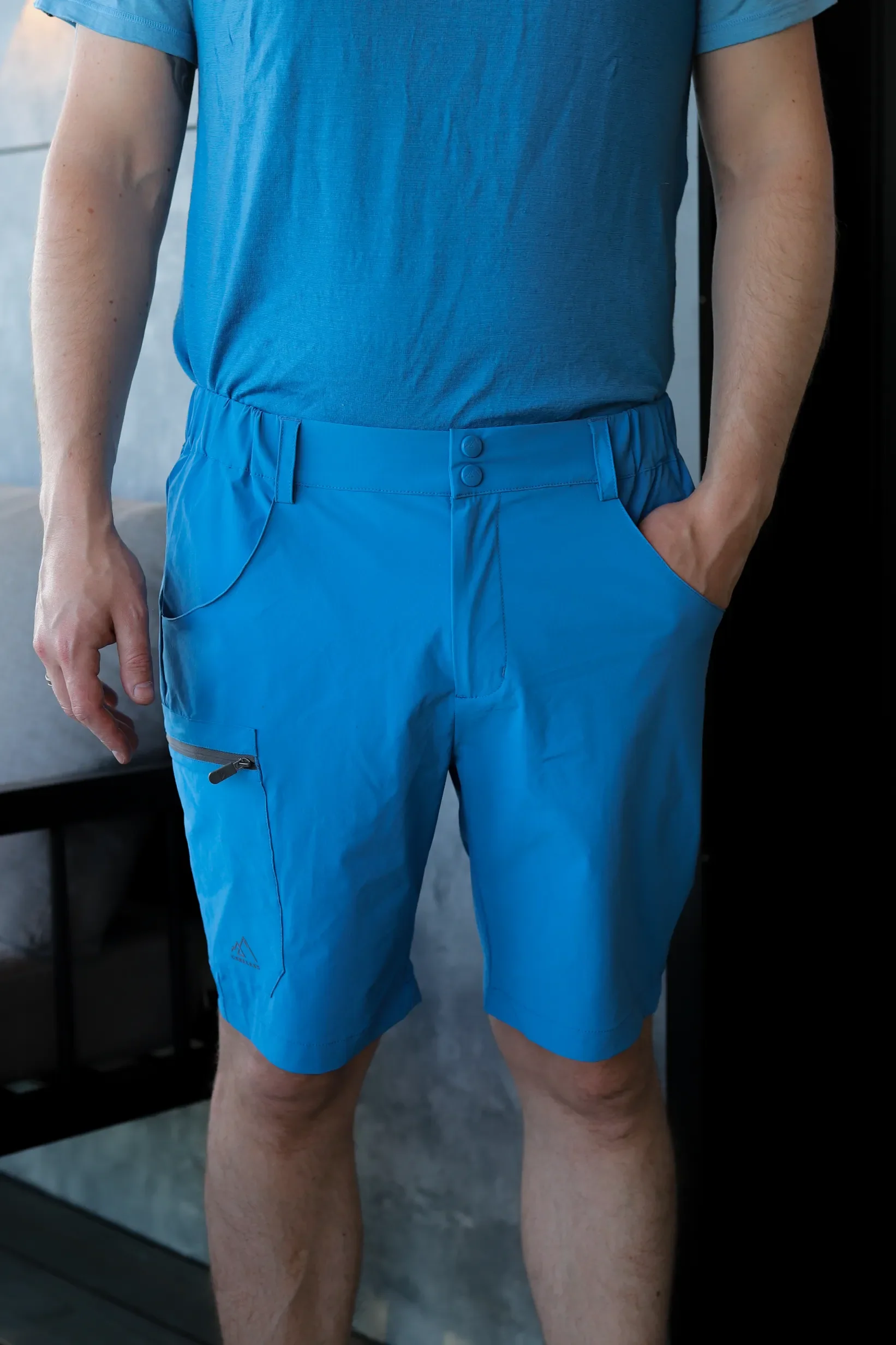 Brandbukampen turshorts herre - Blå
