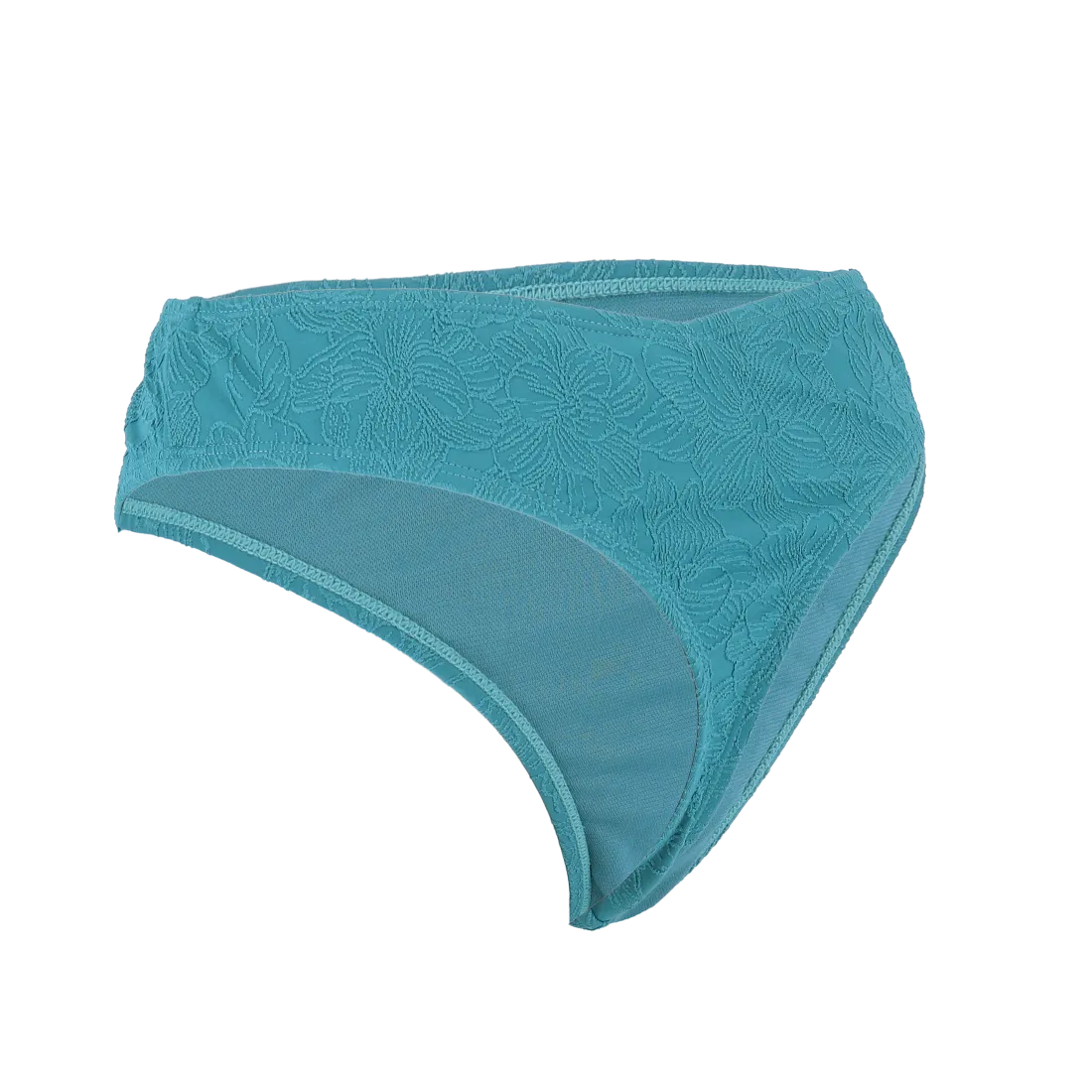 Brazilia tekstur bikinitruse - Laguneblå - Image 2