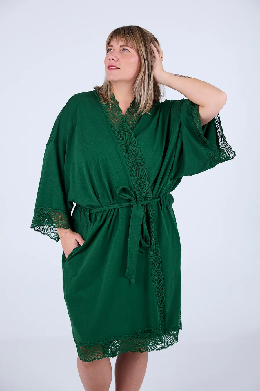 Cala kimono - Grønn