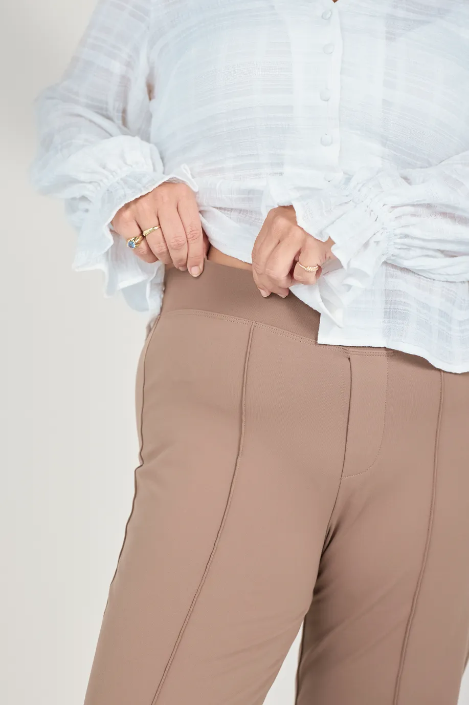 Comfybukse - Beige - Image 7