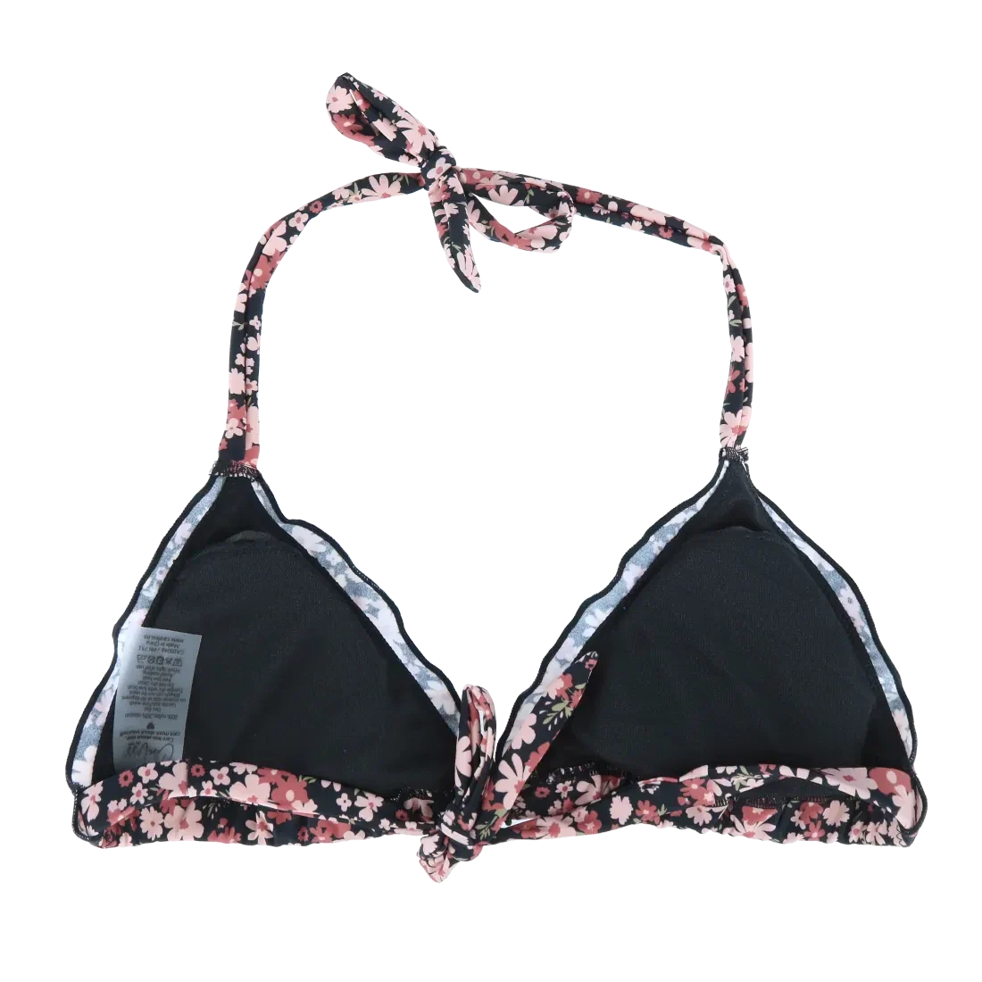 Cuba Ruffles bikinitopp - Svart - Flower Boom - Image 22