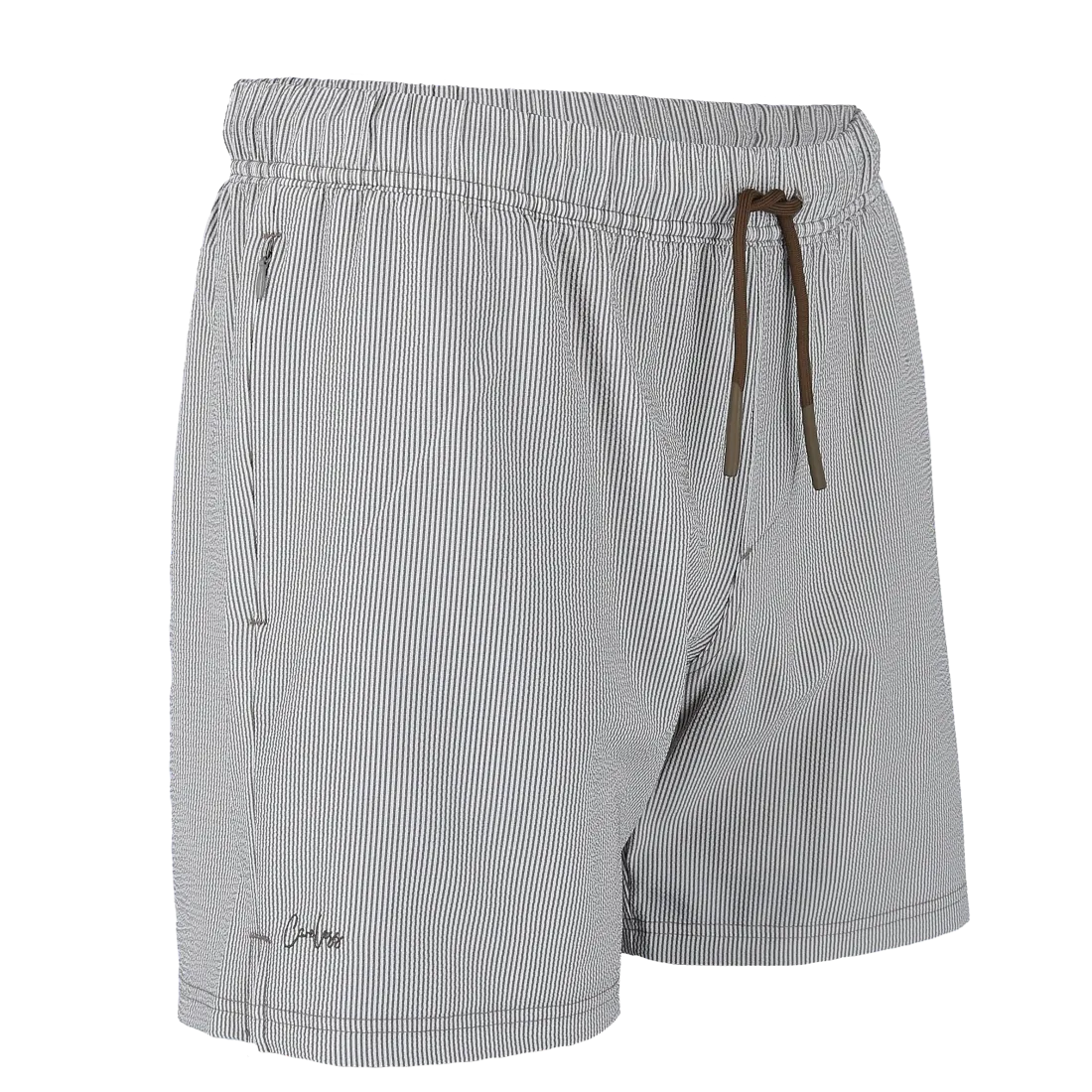 David badeshorts - Krepp Brun - Image 6