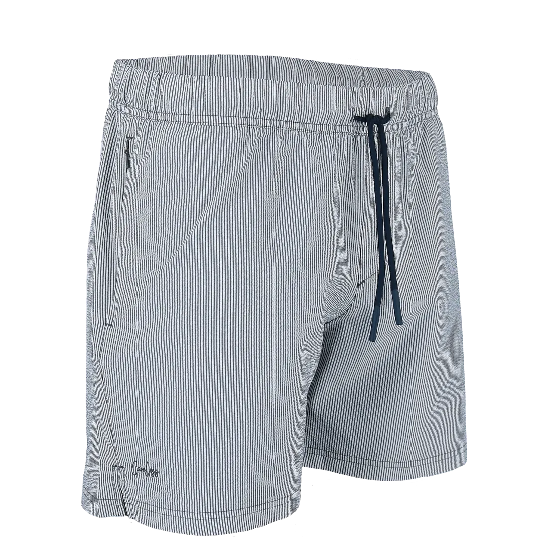 David badeshorts - Krepp Mørk blå - Image 11