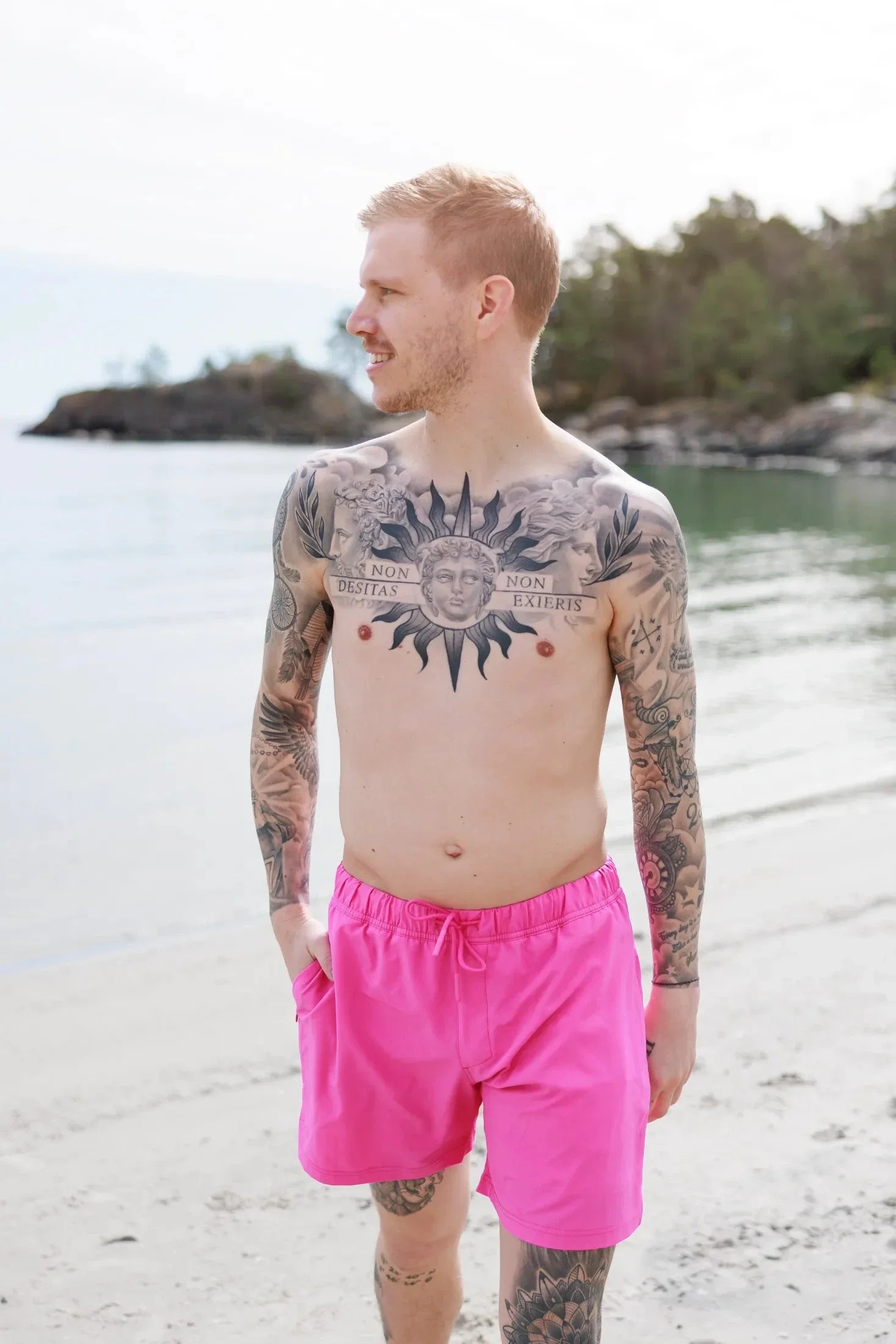 David badeshorts - Rosa - Image 3