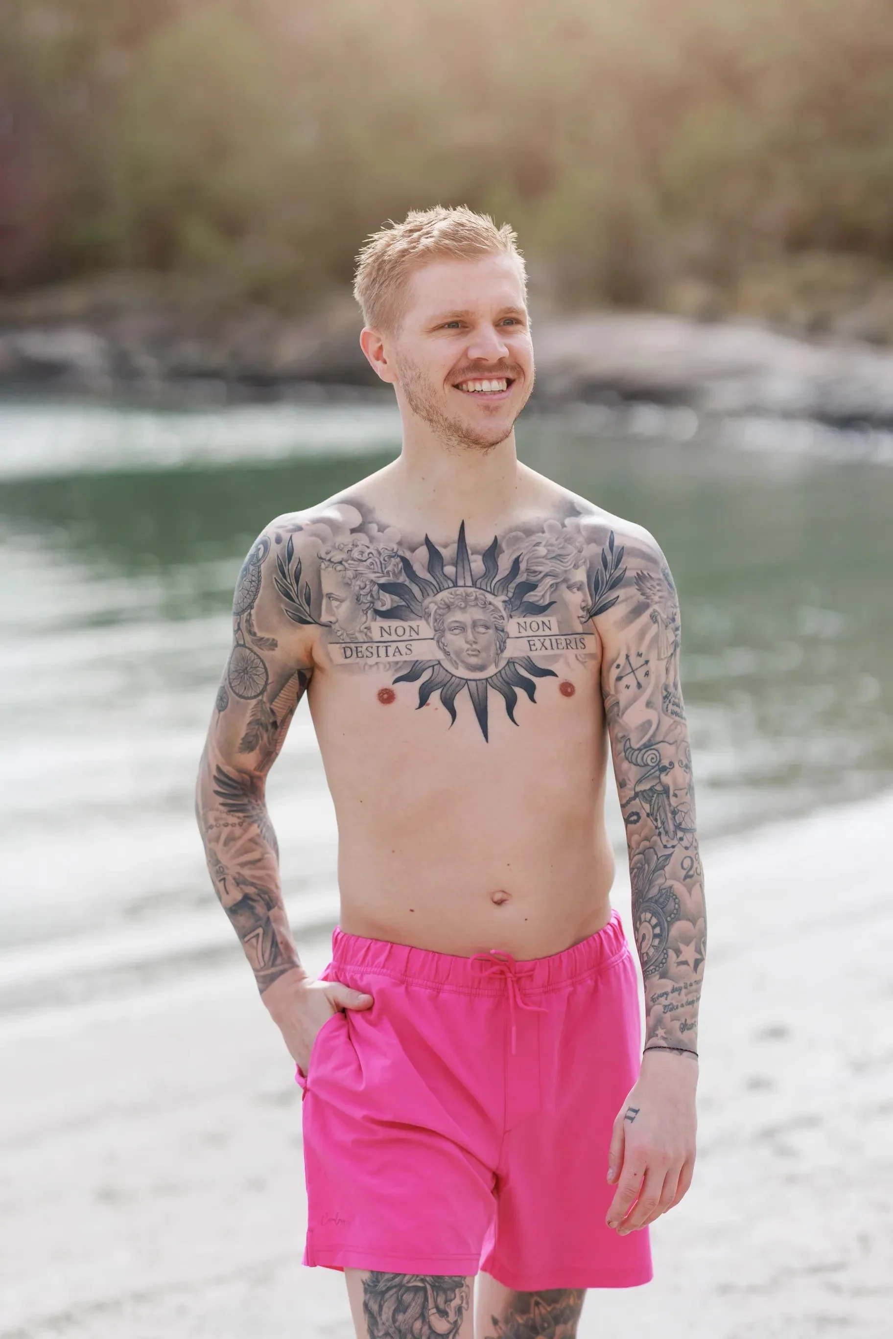 David badeshorts - Rosa - Image 8