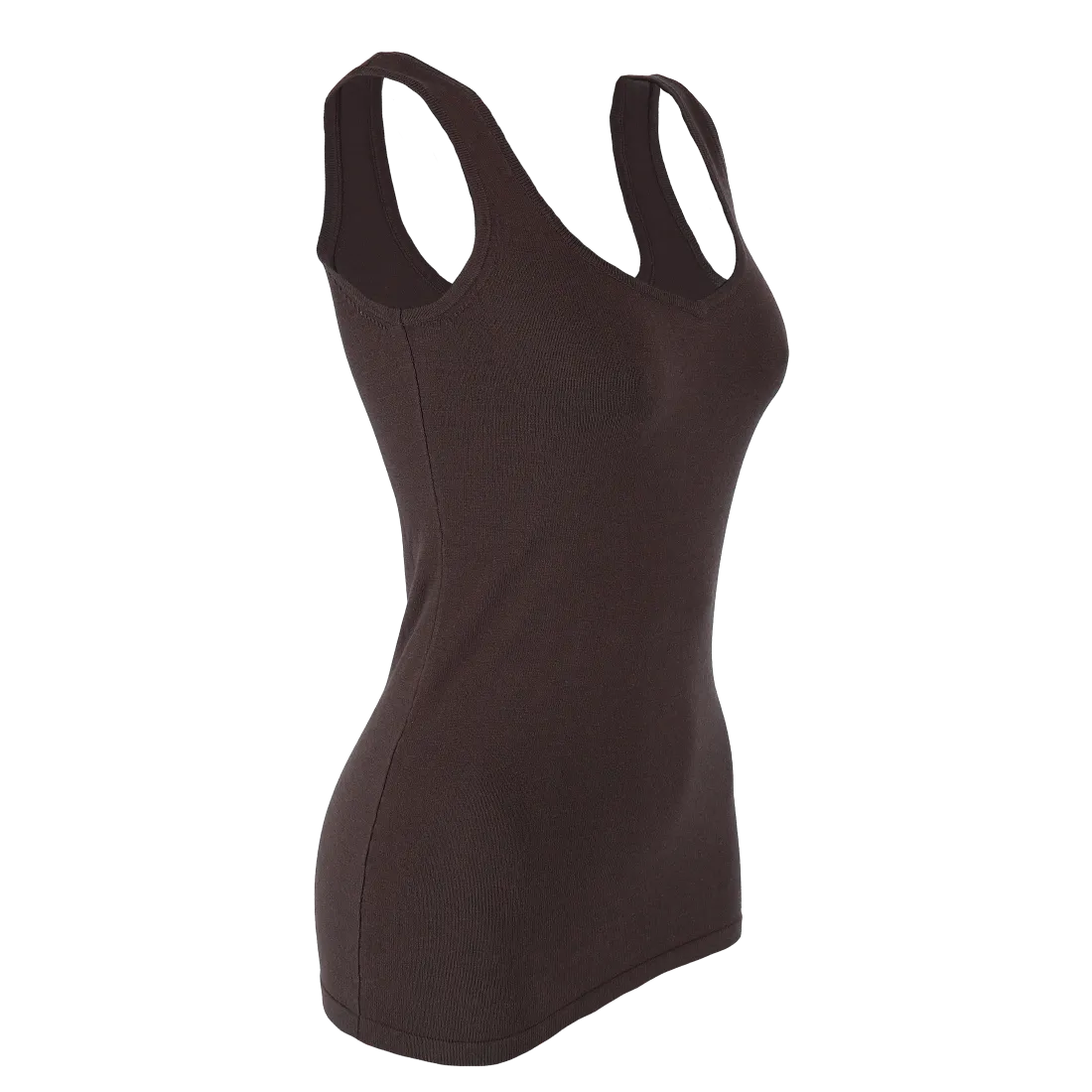 Eva lang topp - Brun - Image 5