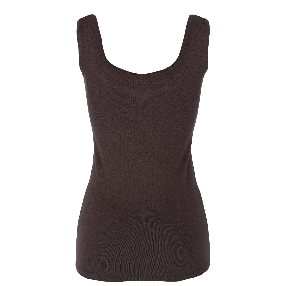 Eva lang topp - Brun - Image 6