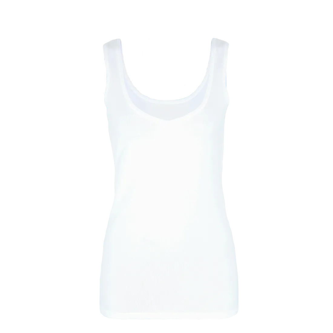 Eva lang topp - Hvit - Image 6