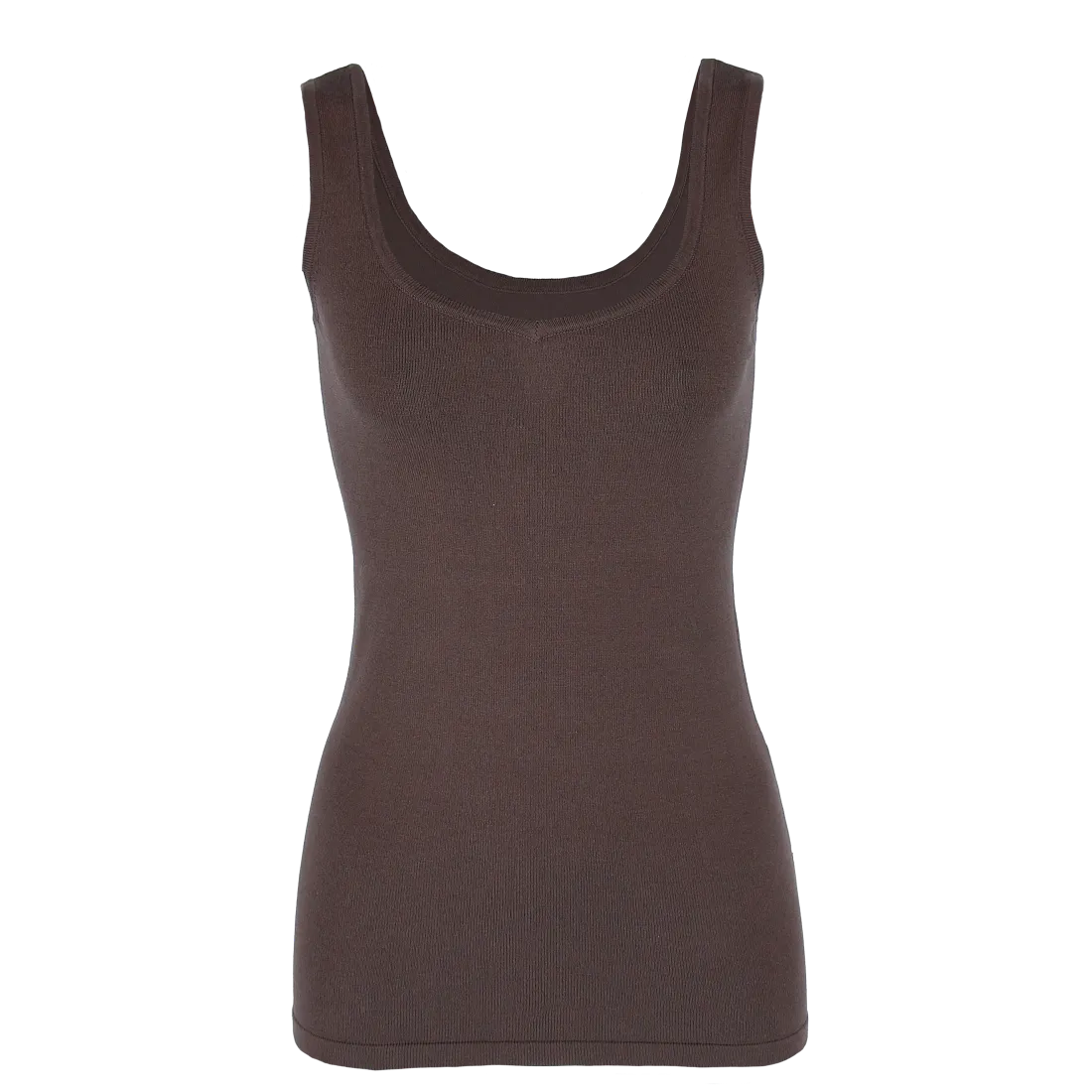 Eva lang topp - Brun - Image 3