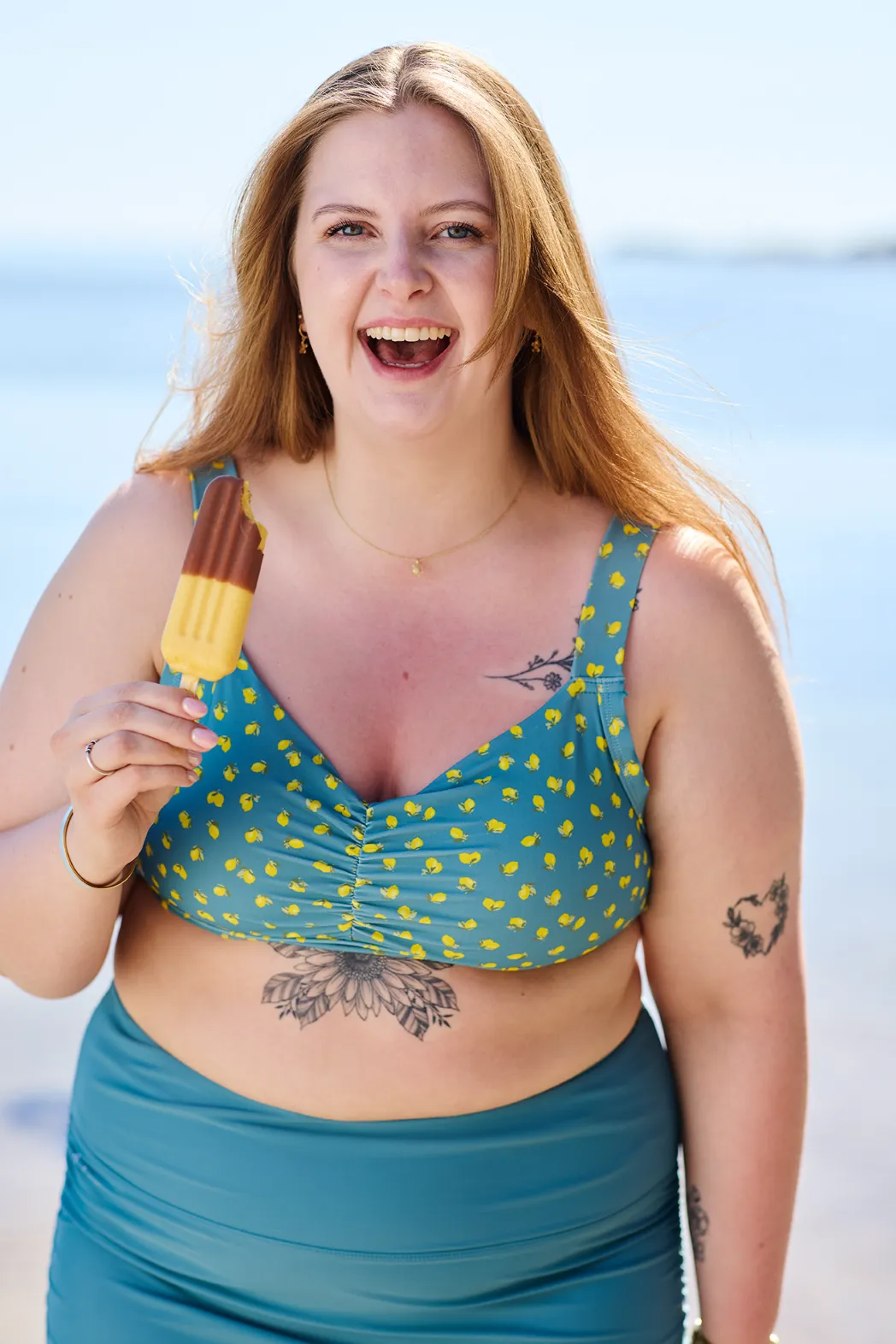 Fiji bikinitopp - Laguneblå