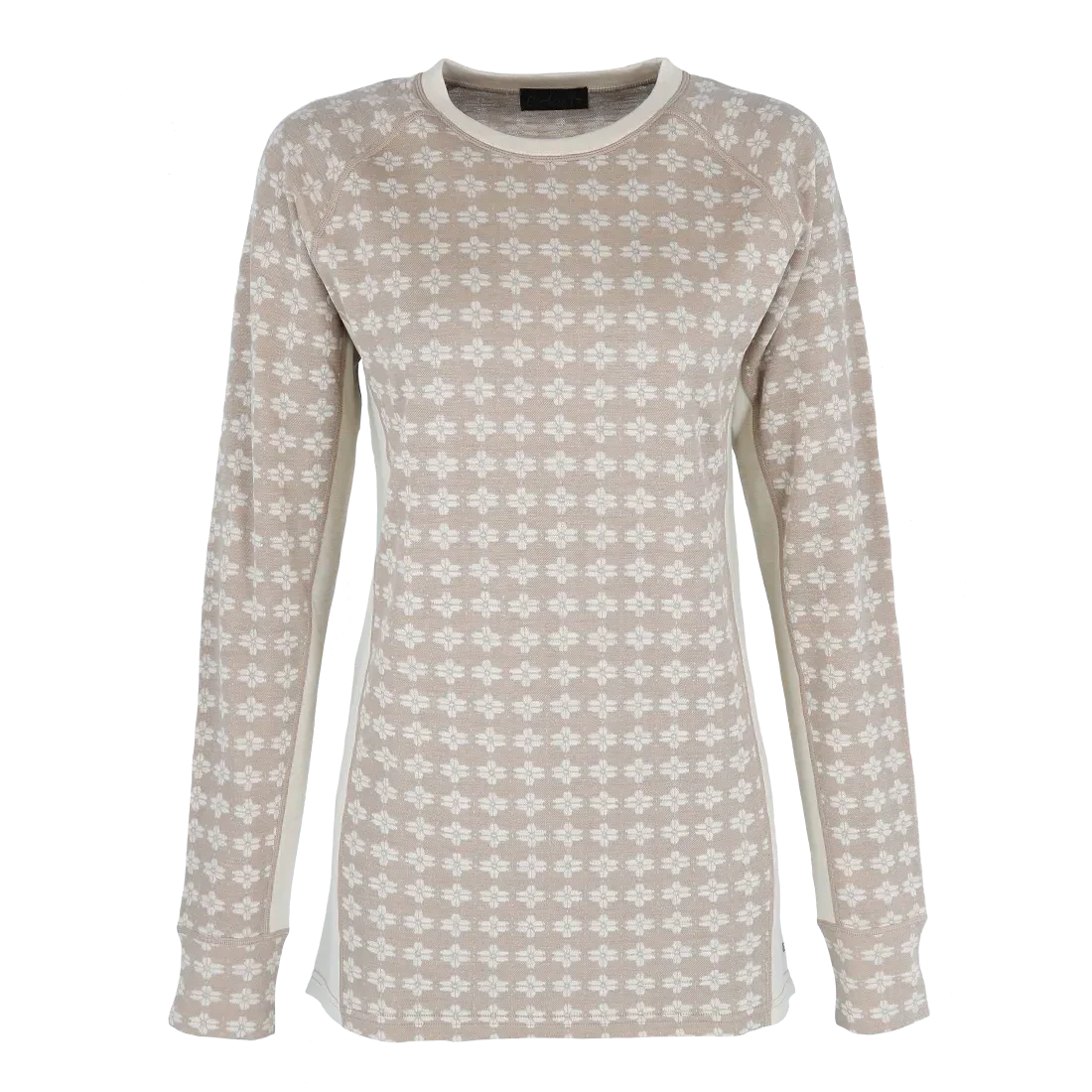 Fjorda merinoull langermet - Beige - Image 8