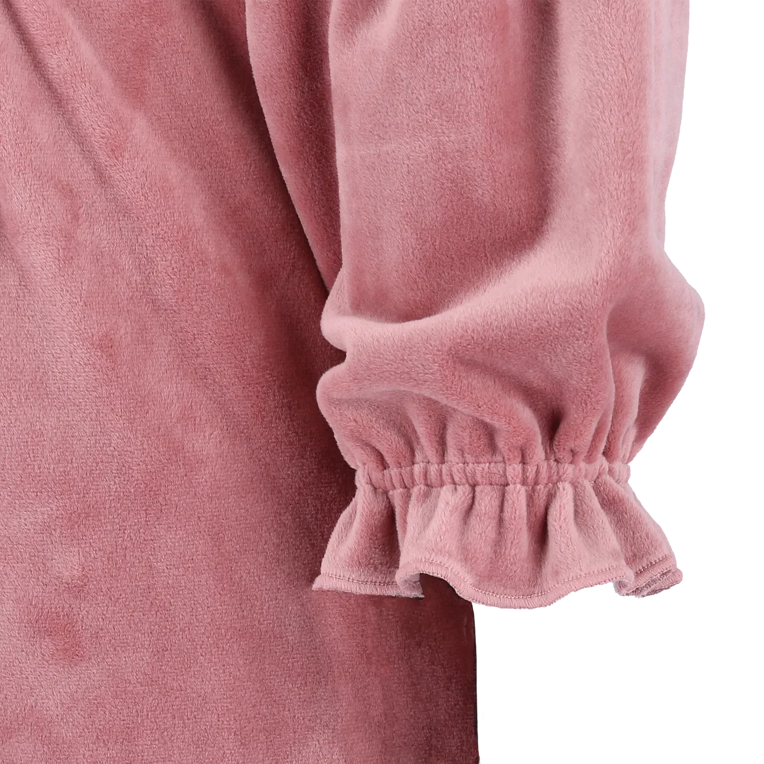 Fluffy Morgenkåpe - Lys rosa - Image 9