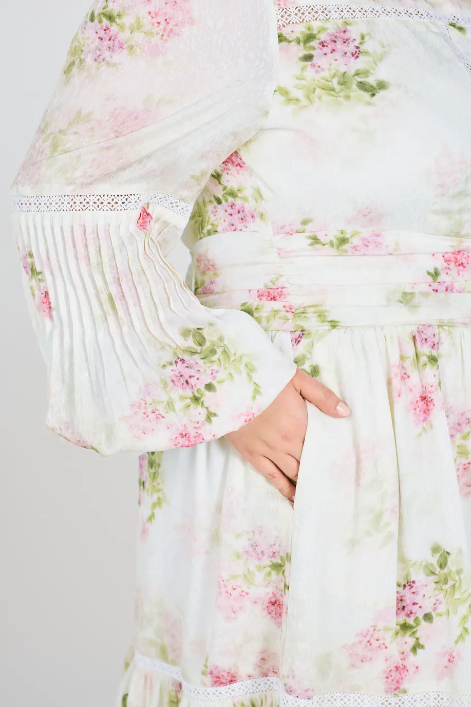 Guro kjole kort - Offwhite - Image 6