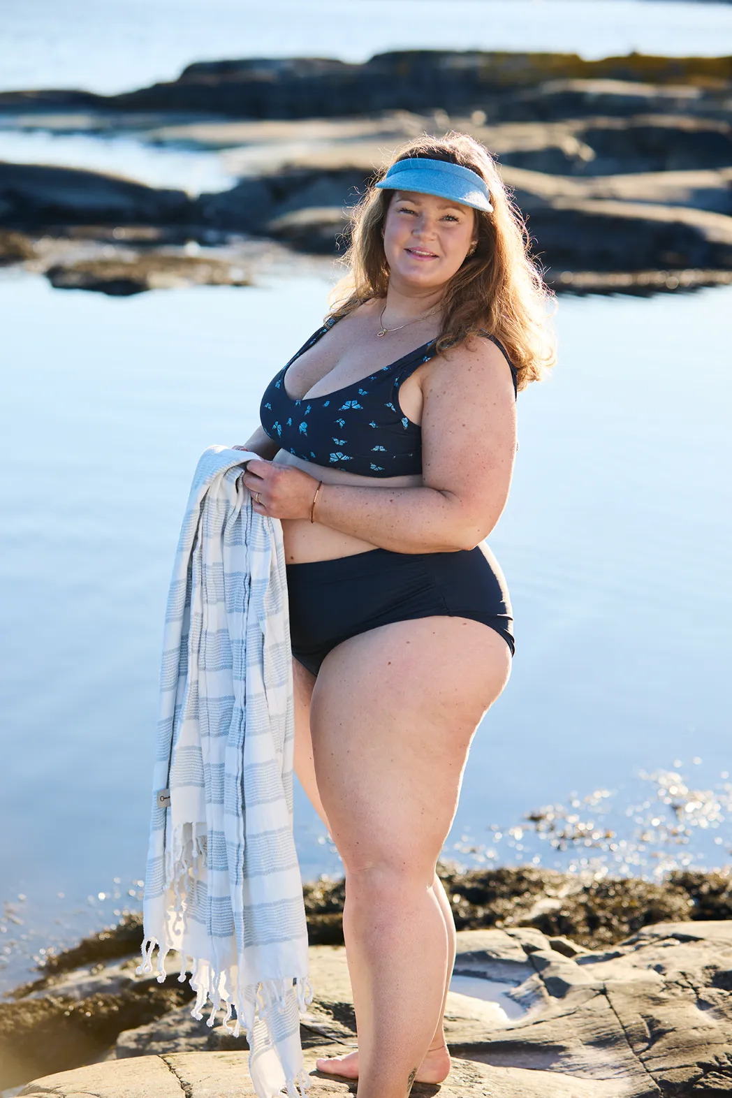 High waist bikinitruse - Mørk blå - Image 5