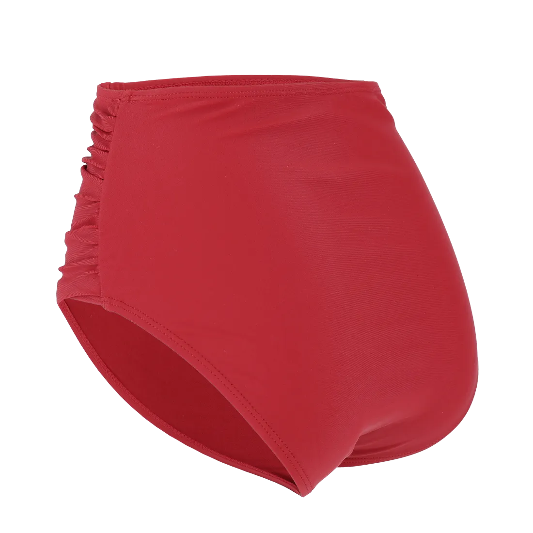 High waist bikinitruse - Mørk rød - Image 4