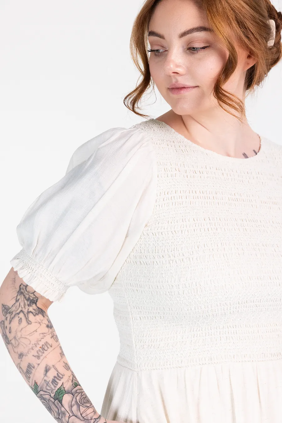 Indie kjole - Offwhite - Image 5