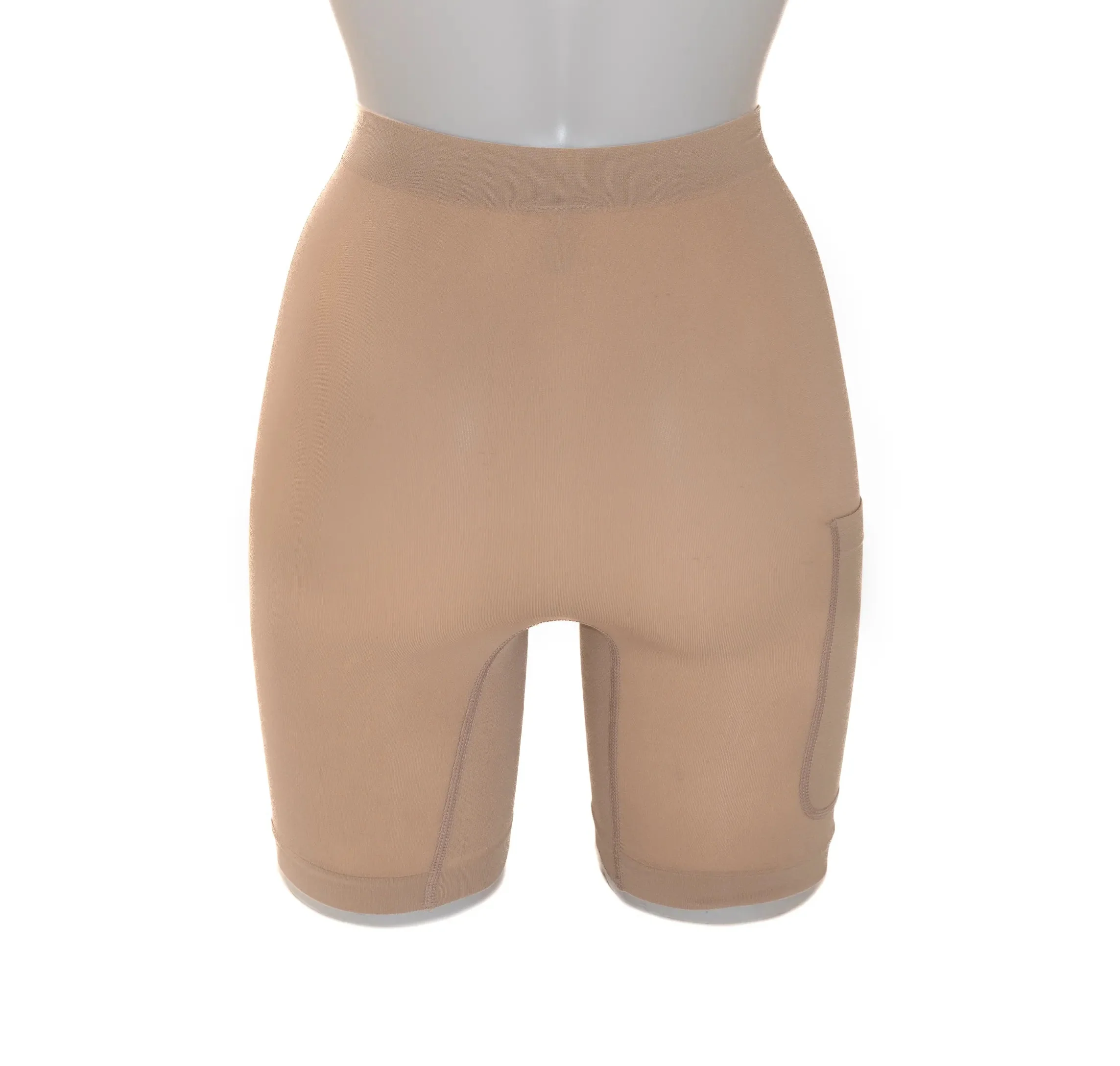 Innershorts med lomme - Beige - Image 11
