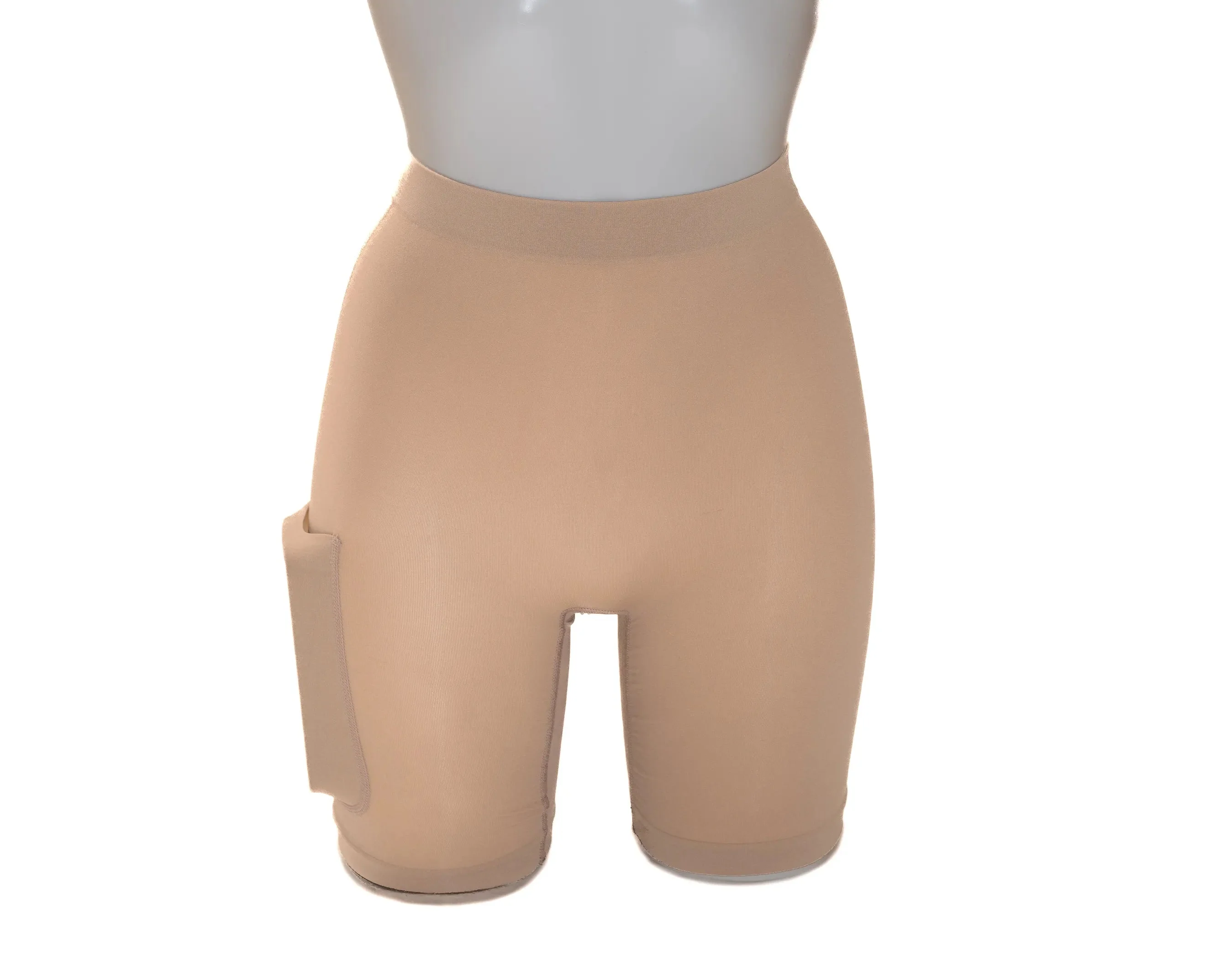Innershorts med lomme - Beige - Image 5