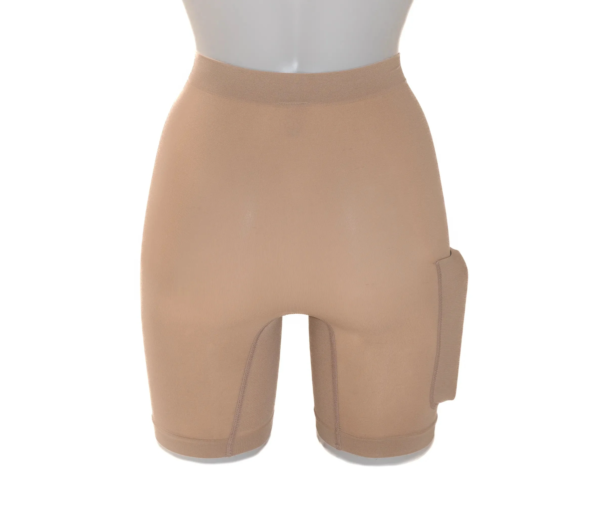 Innershorts med lomme - Beige - Image 7
